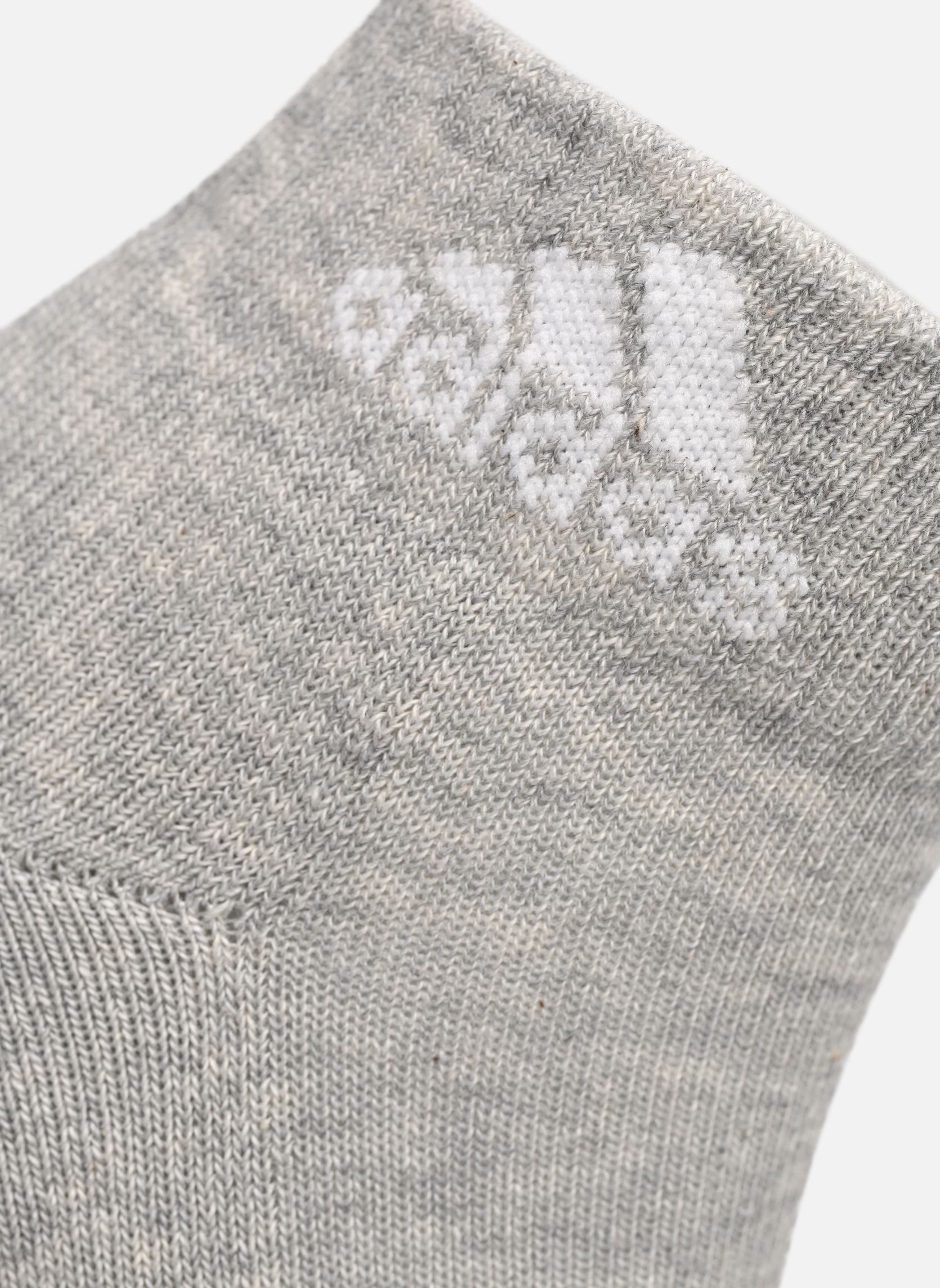 Socken C Spw Ank 6P grau adidas sportswear Socken C Spw Ank 6P grau MEDIUM GREY HEATHER/WHITE/BLAC