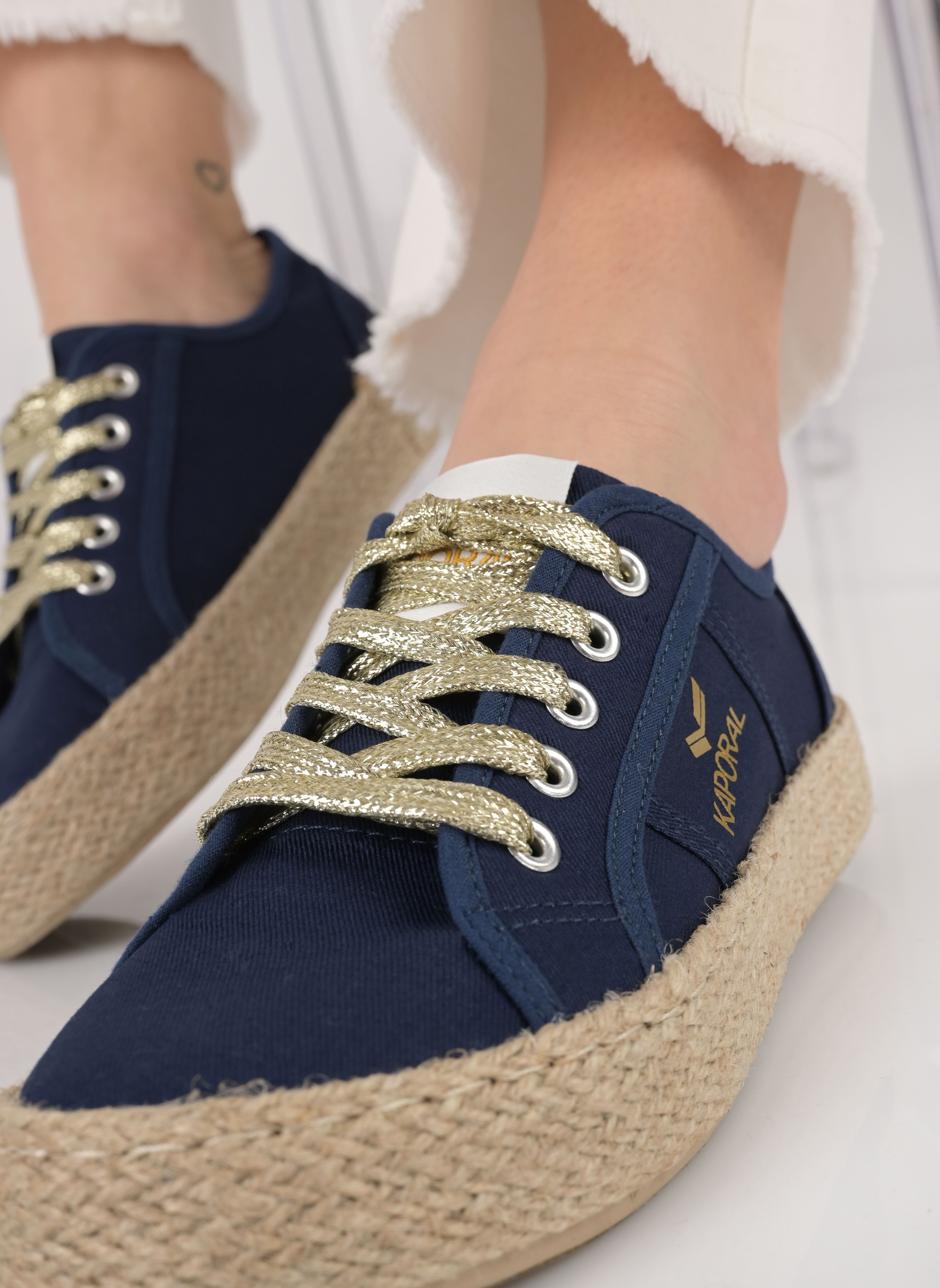 Baskets toile Biorgaty femme bleu Kaporal Baskets toile Biorgaty femme bleu MARINE