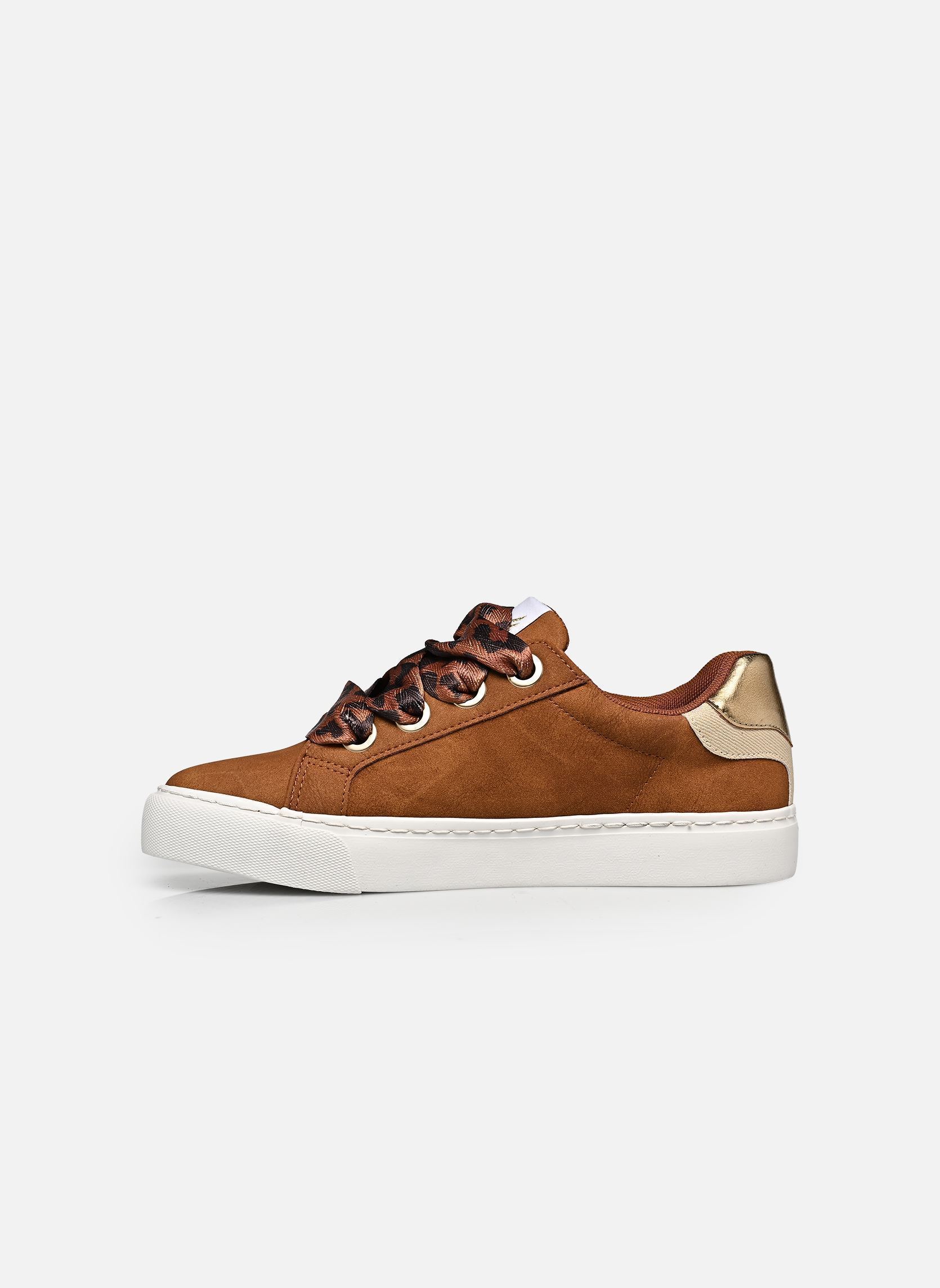 Lage sneakers Severine dames bruin Kaporal Lage sneakers Severine dames bruin COGNAC-OR