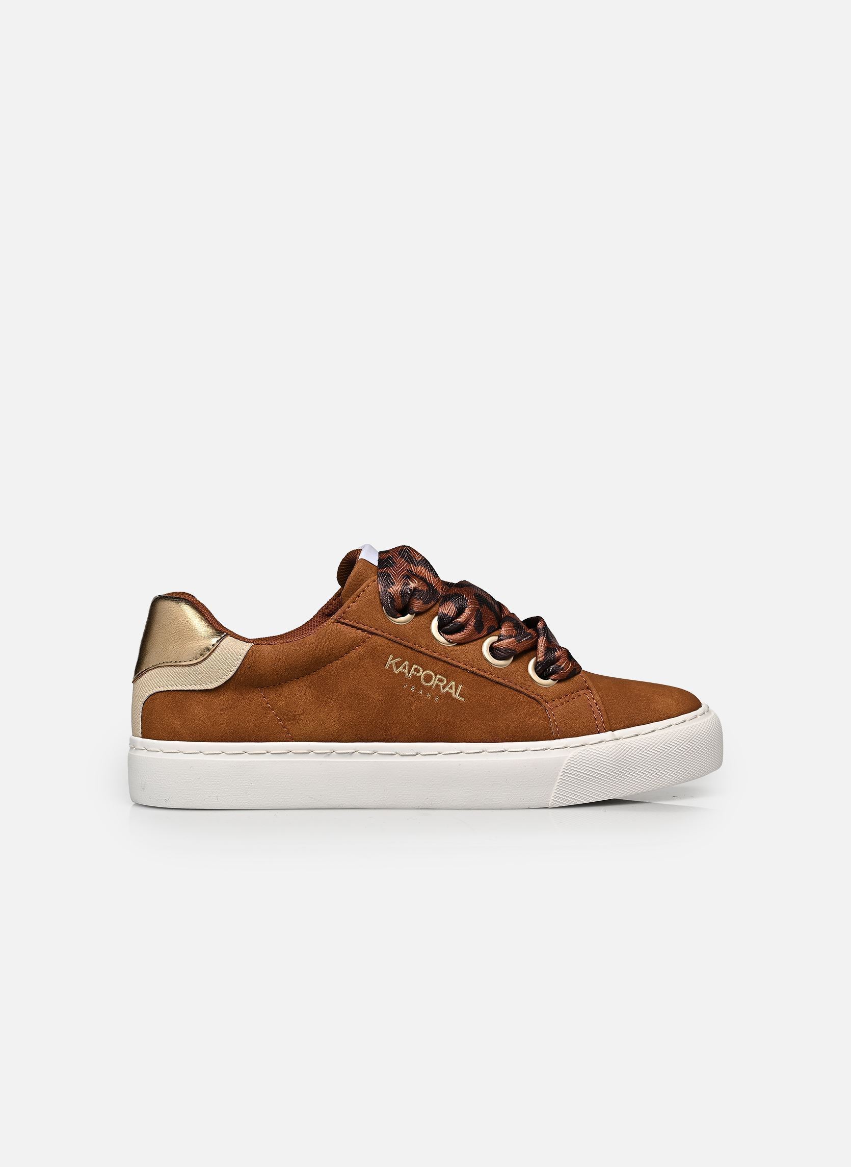 Lage sneakers Severine dames bruin Kaporal Lage sneakers Severine dames bruin COGNAC-OR