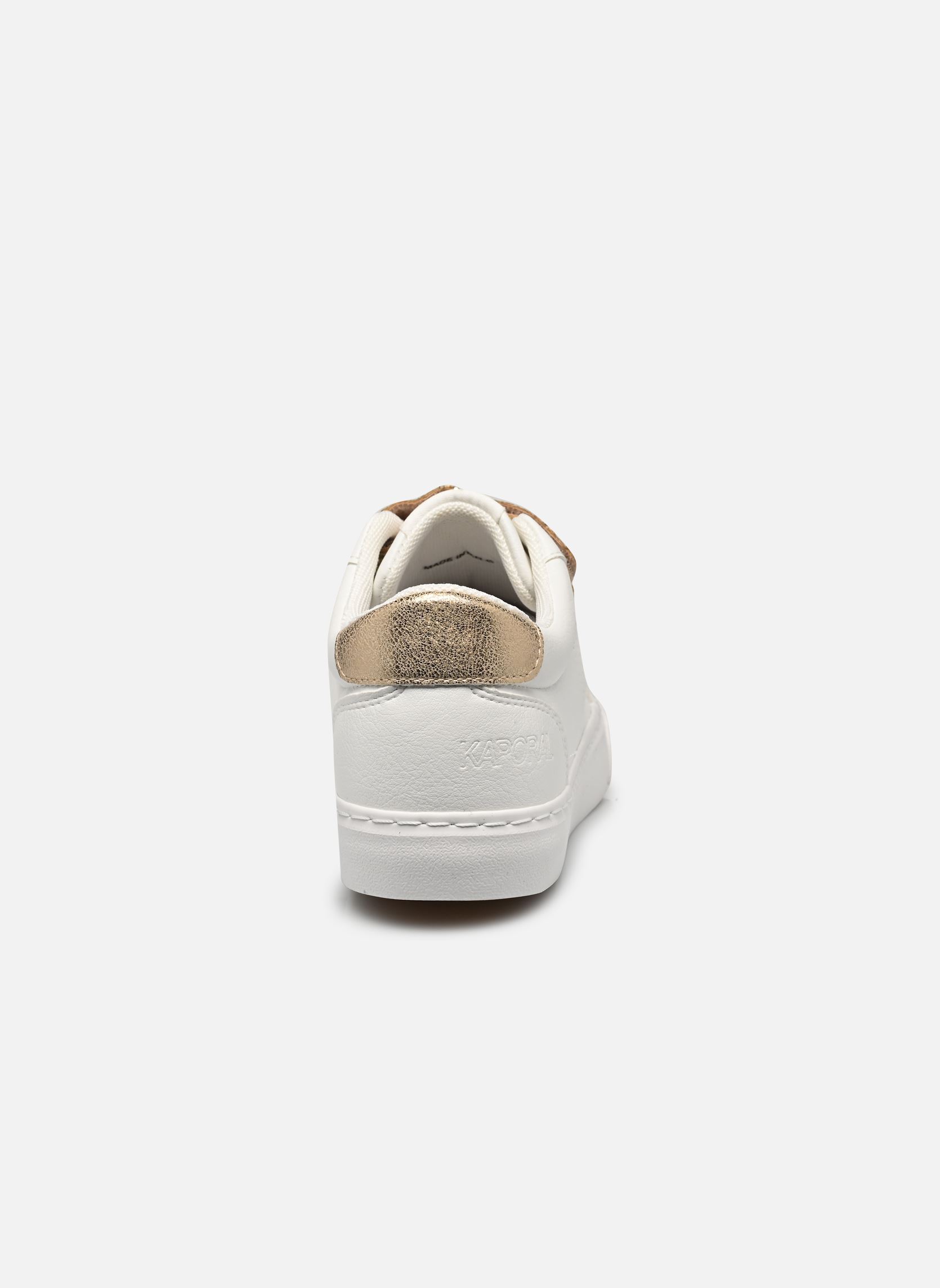 Niedrige Sneaker Tippy damen weiß Kaporal Niedrige Sneaker Tippy damen weiß BLANC-OR