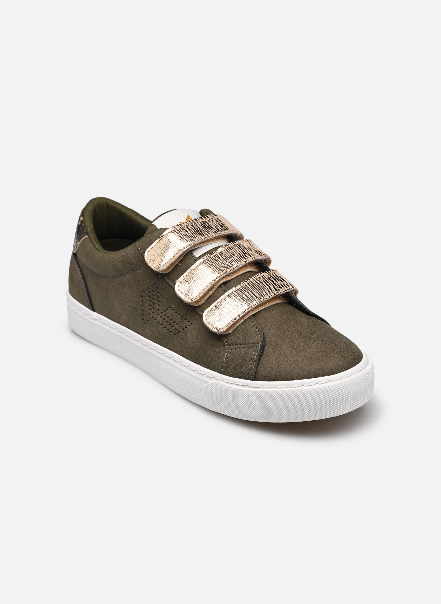 KAPORAL Tippy Scarpe Da Ginnastica Donna Con Chiusura A Strappo - Pelle Nabuk, Suola Con Zeppa