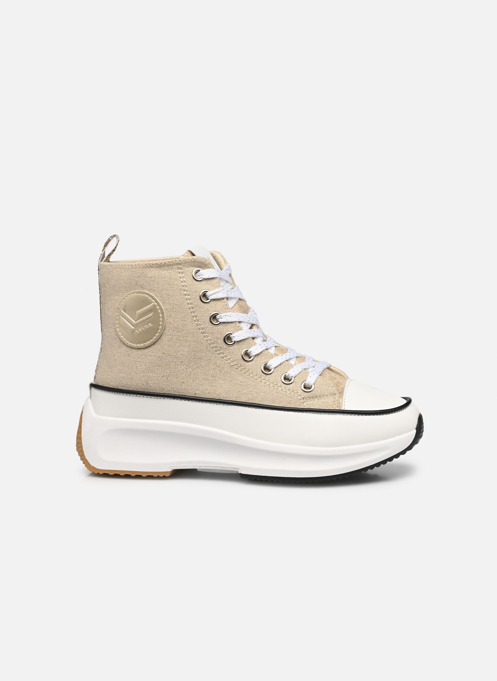 Baskets toile Christa femme beige Kaporal Baskets toile Christa femme beige BEIGE IRISE