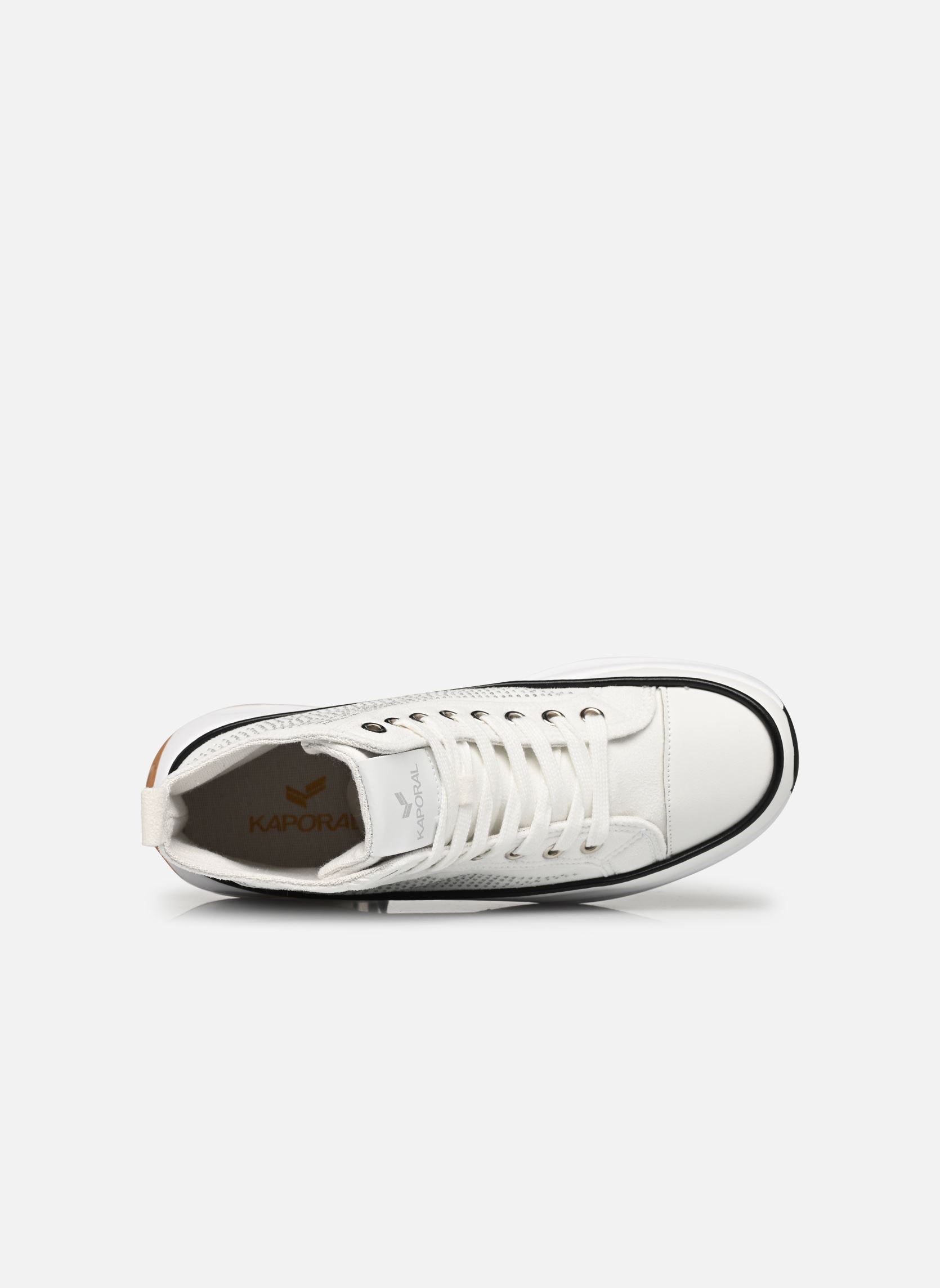 Baskets toile Christa femme blanc Kaporal Baskets toile Christa femme blanc BLANC-STRASS