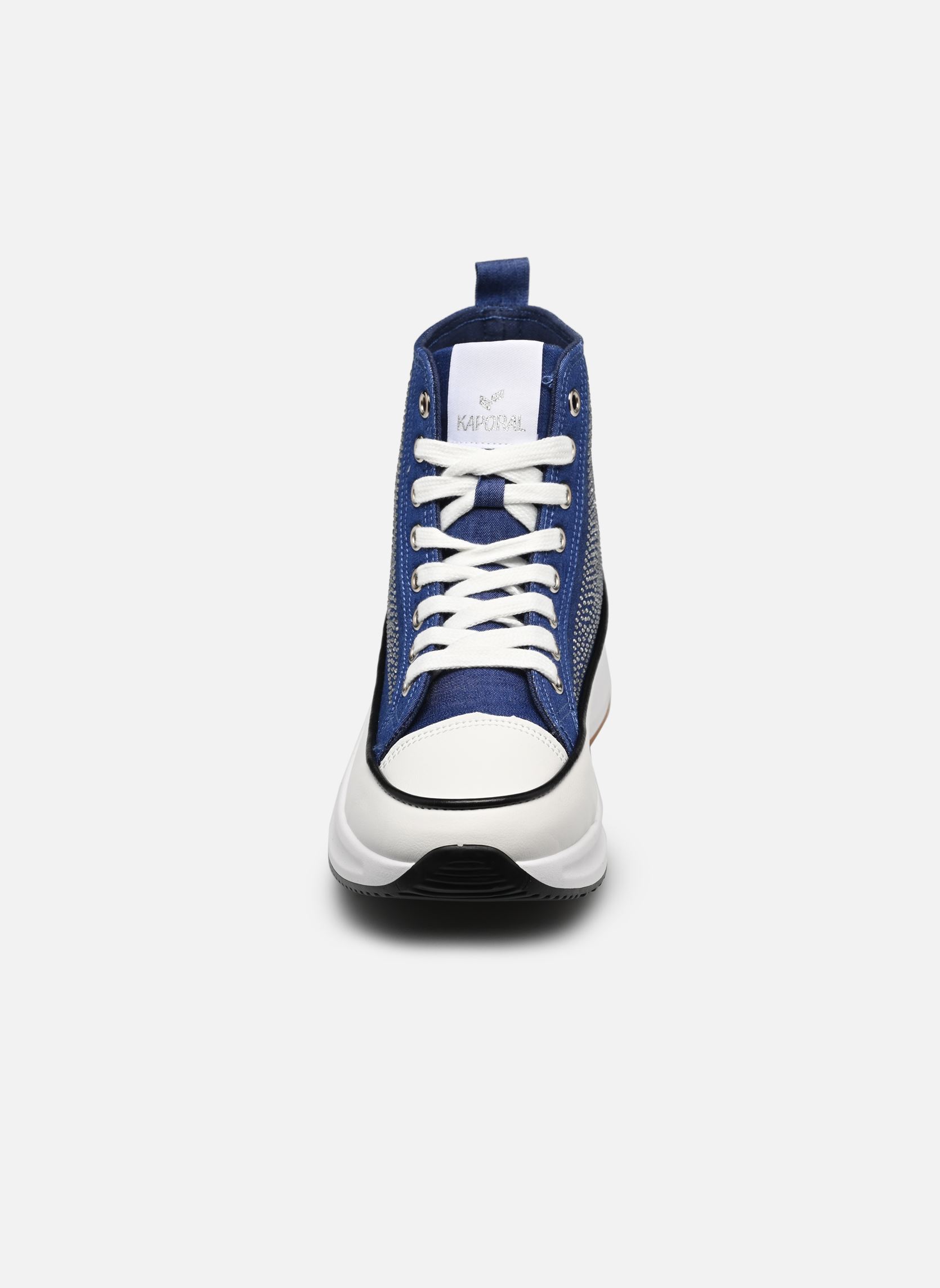 Print sneakers Christa dames blauw Kaporal Print sneakers Christa dames blauw DENIM STRASS
