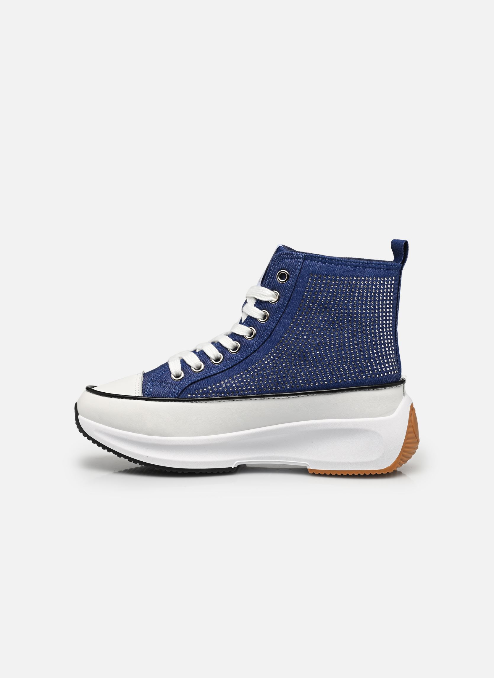 Print sneakers Christa dames blauw Kaporal Print sneakers Christa dames blauw DENIM STRASS