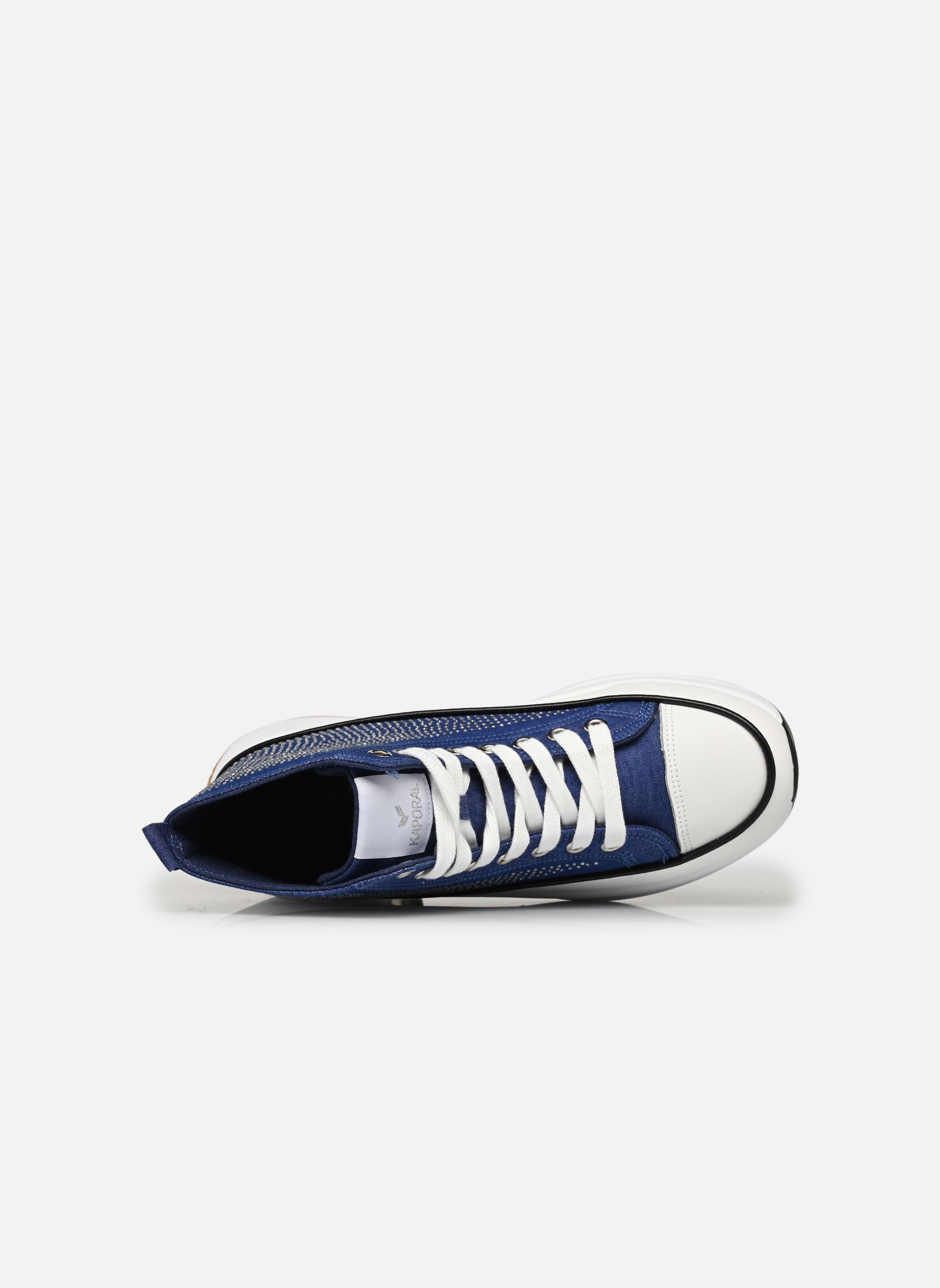 Print sneakers Christa dames blauw Kaporal Print sneakers Christa dames blauw DENIM STRASS