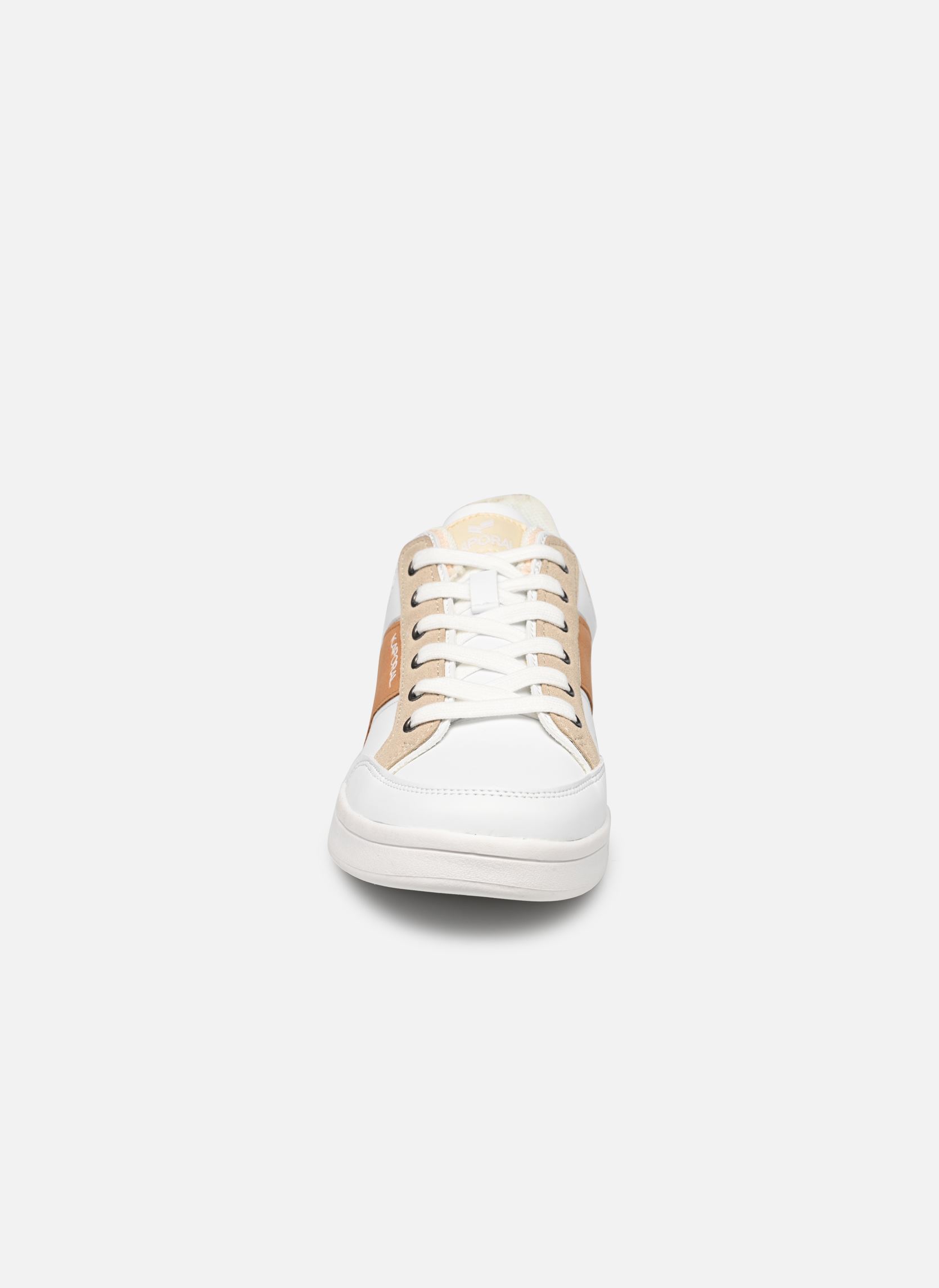 Lage sneakers Draglow heren wit Kaporal Lage sneakers Draglow heren wit BLANC-ORANGE
