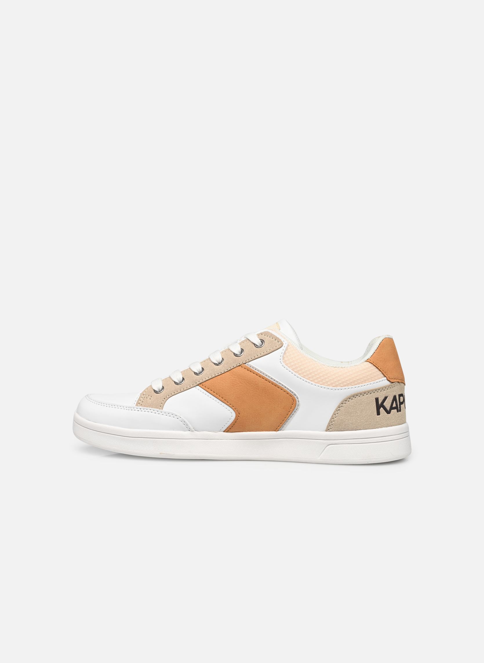 Lage sneakers Draglow heren wit Kaporal Lage sneakers Draglow heren wit BLANC-ORANGE