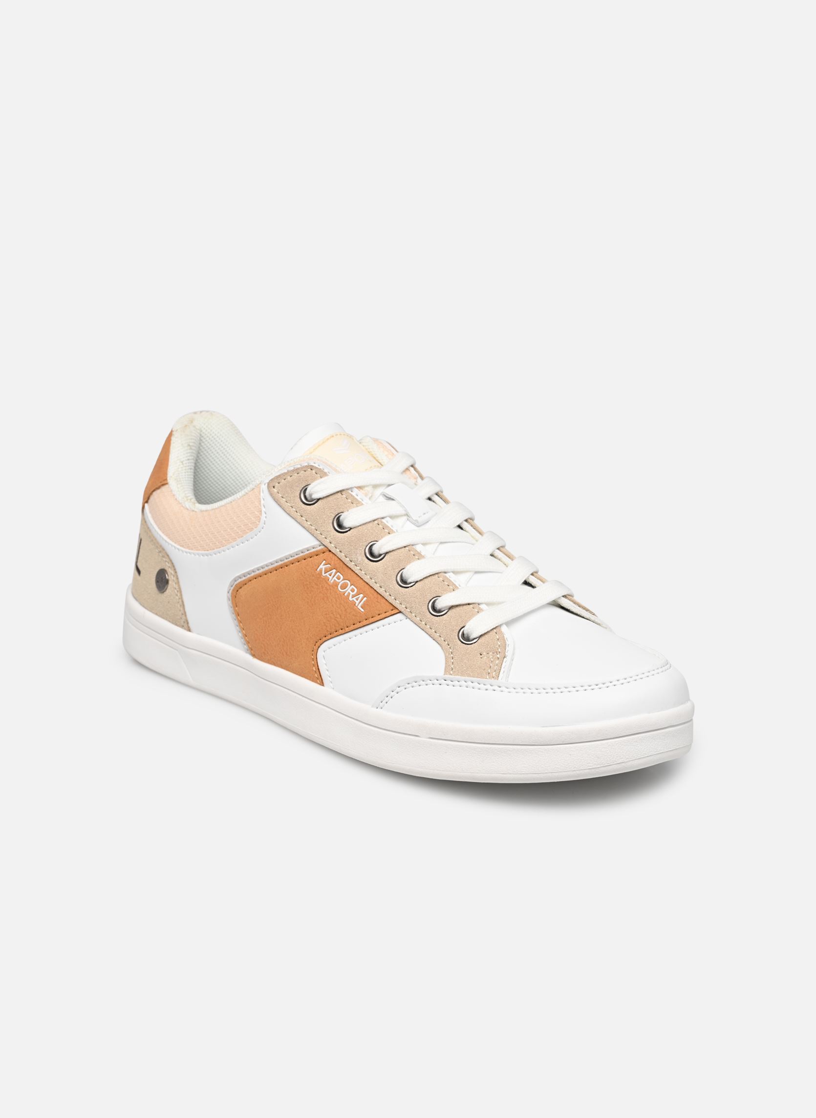 Lage sneakers Draglow heren wit Kaporal Lage sneakers Draglow heren wit BLANC-ORANGE