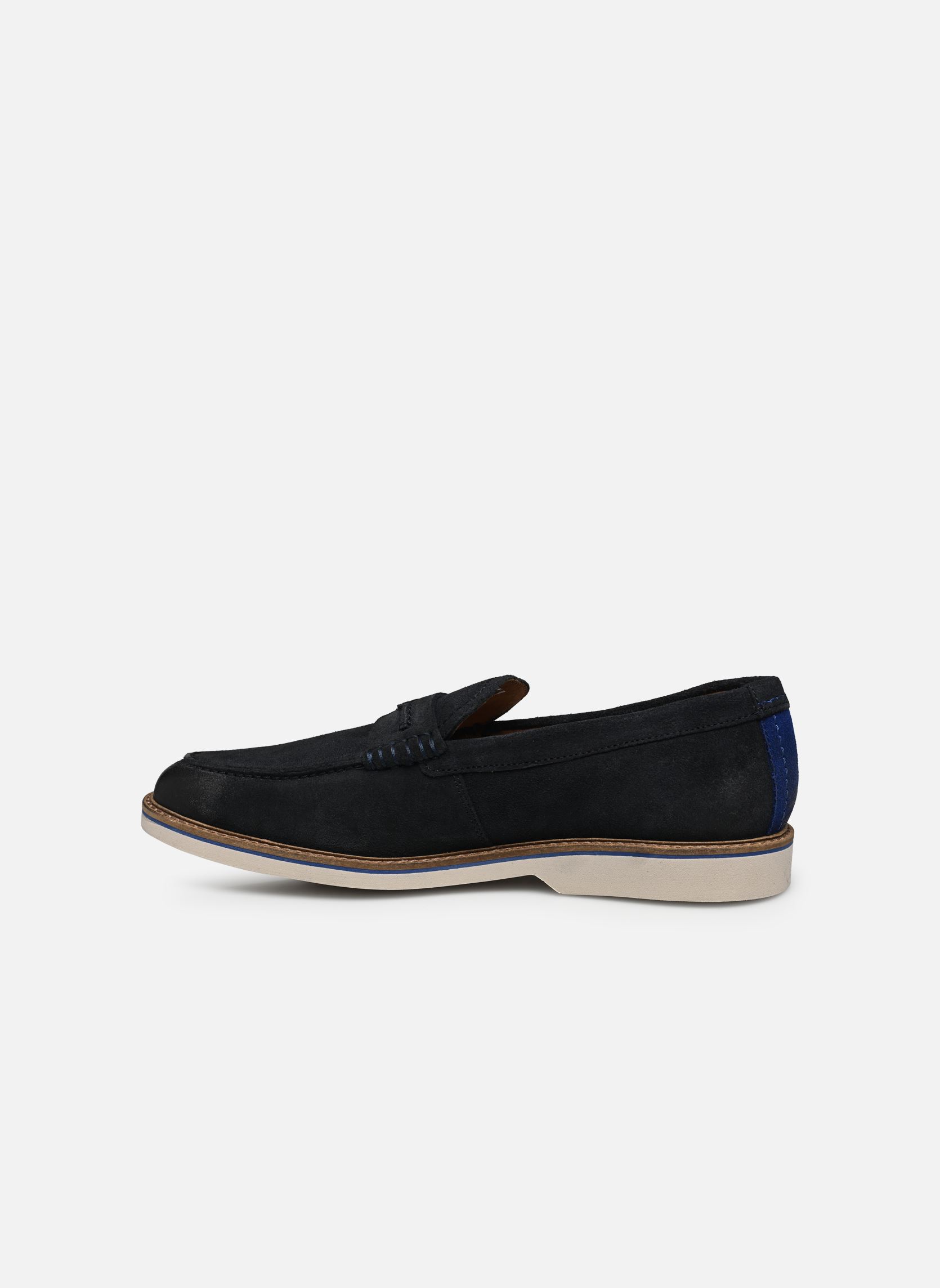 Mocassins Atticus LTSlip homme noir Clarks Mocassins Atticus LTSlip homme noir NAVY SUEDE