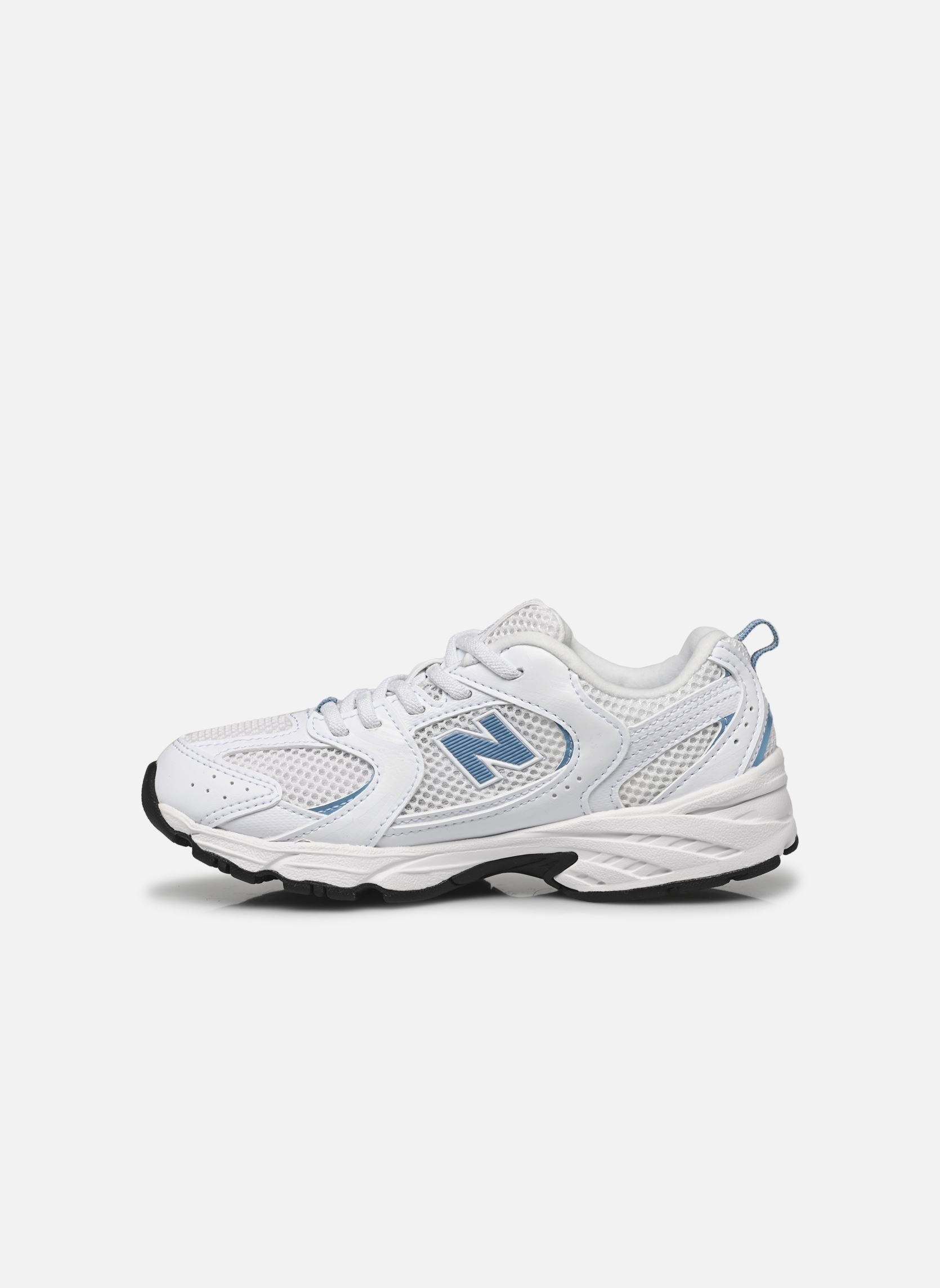 Baskets basses PZ530 lacets élastiqués blanc New Balance Baskets basses PZ530 lacets élastiqués blanc NB 103 WHITE