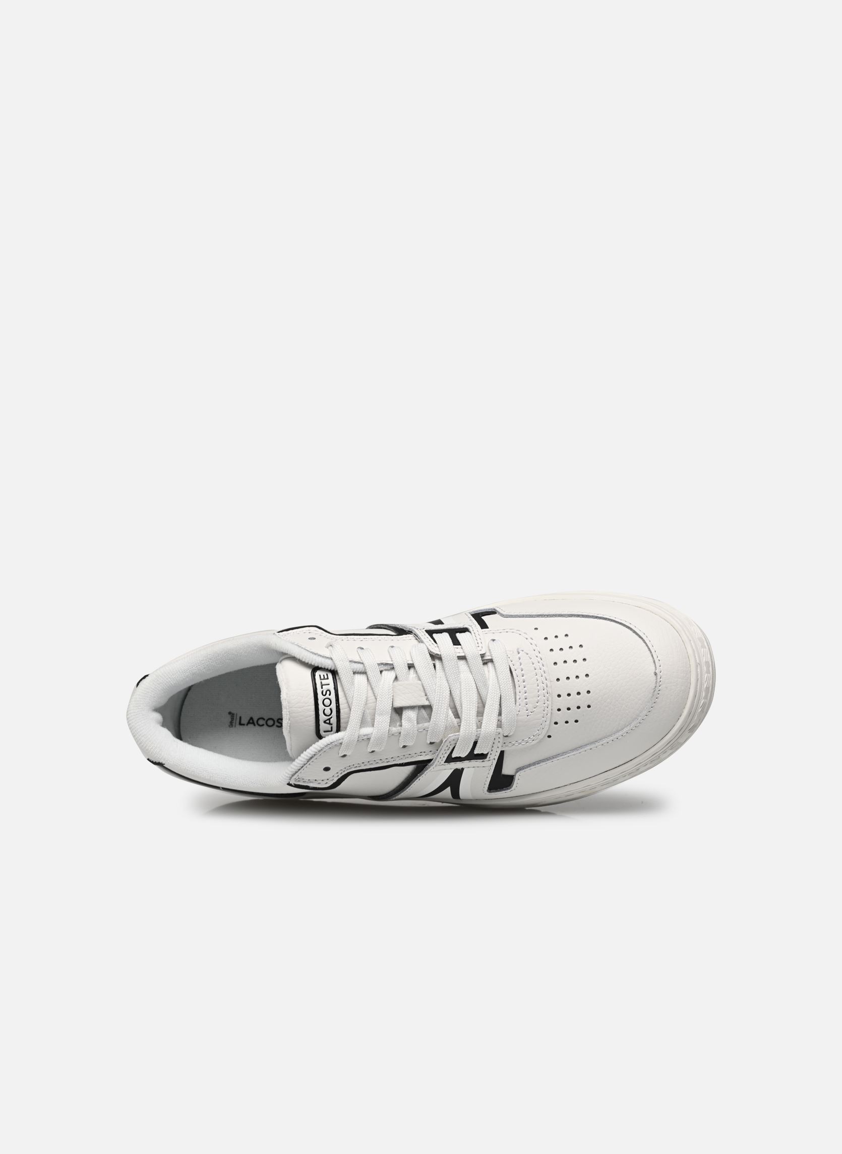 Baskets basses L001 Baseline Leather homme blanc Lacoste Baskets basses L001 Baseline Leather homme blanc WHT BLK