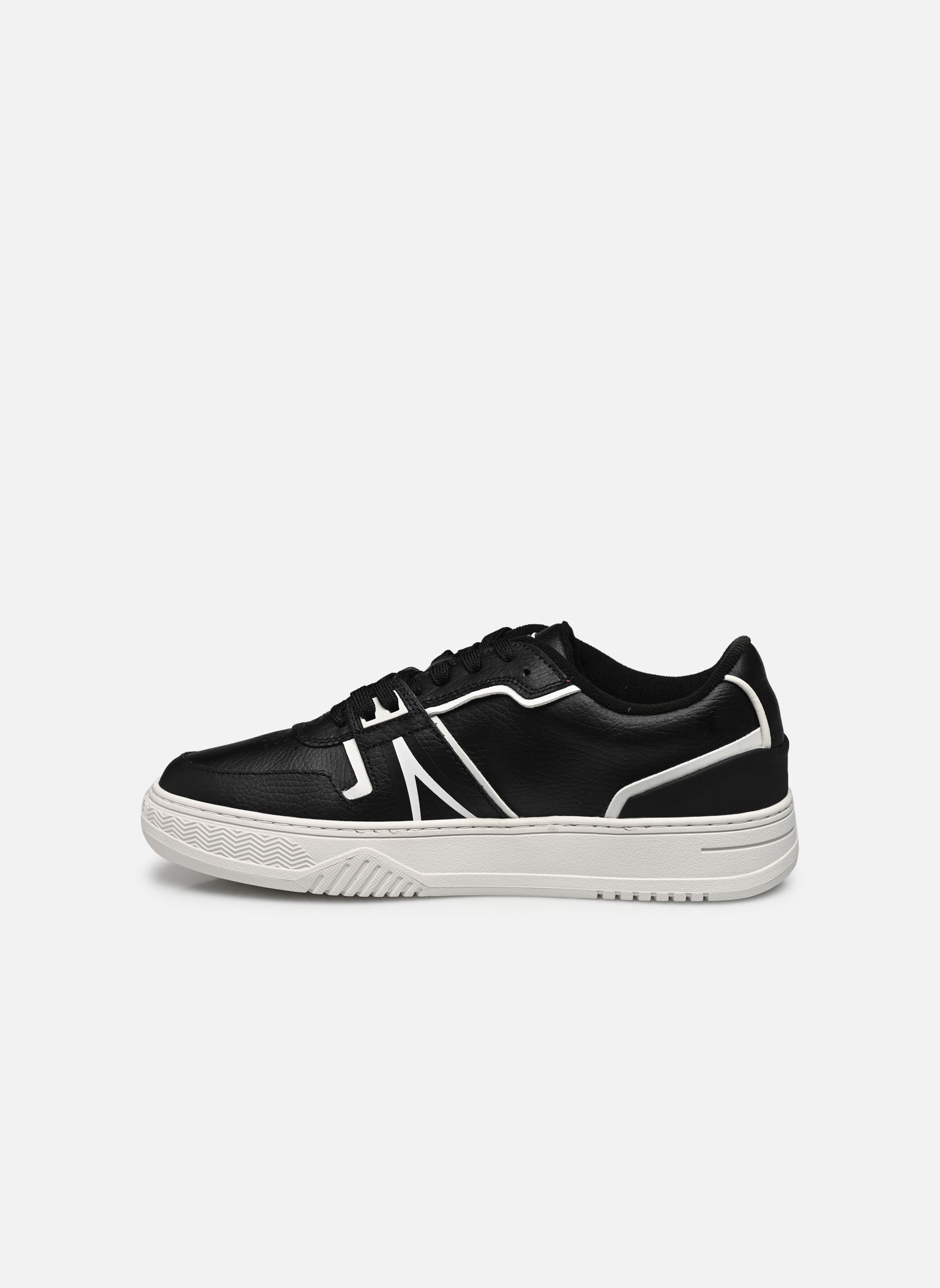 Lage sneakers L001 Baseline Leather heren zwart Lacoste Lage sneakers L001 Baseline Leather heren zwart blk/wht