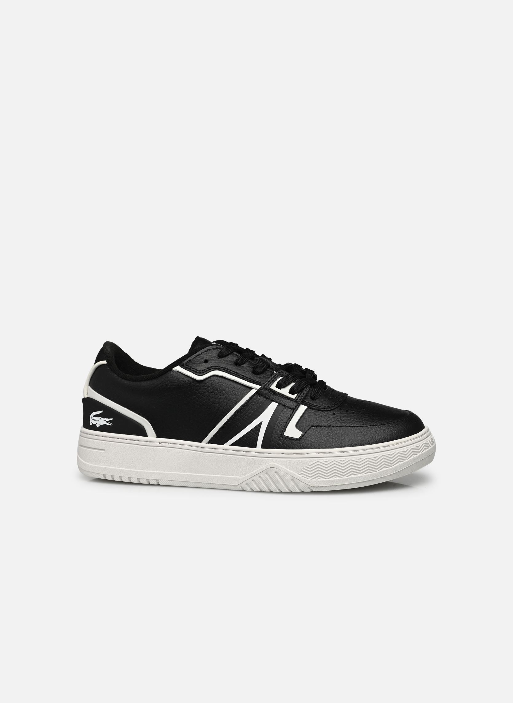Lage sneakers L001 Baseline Leather heren zwart Lacoste Lage sneakers L001 Baseline Leather heren zwart blk/wht