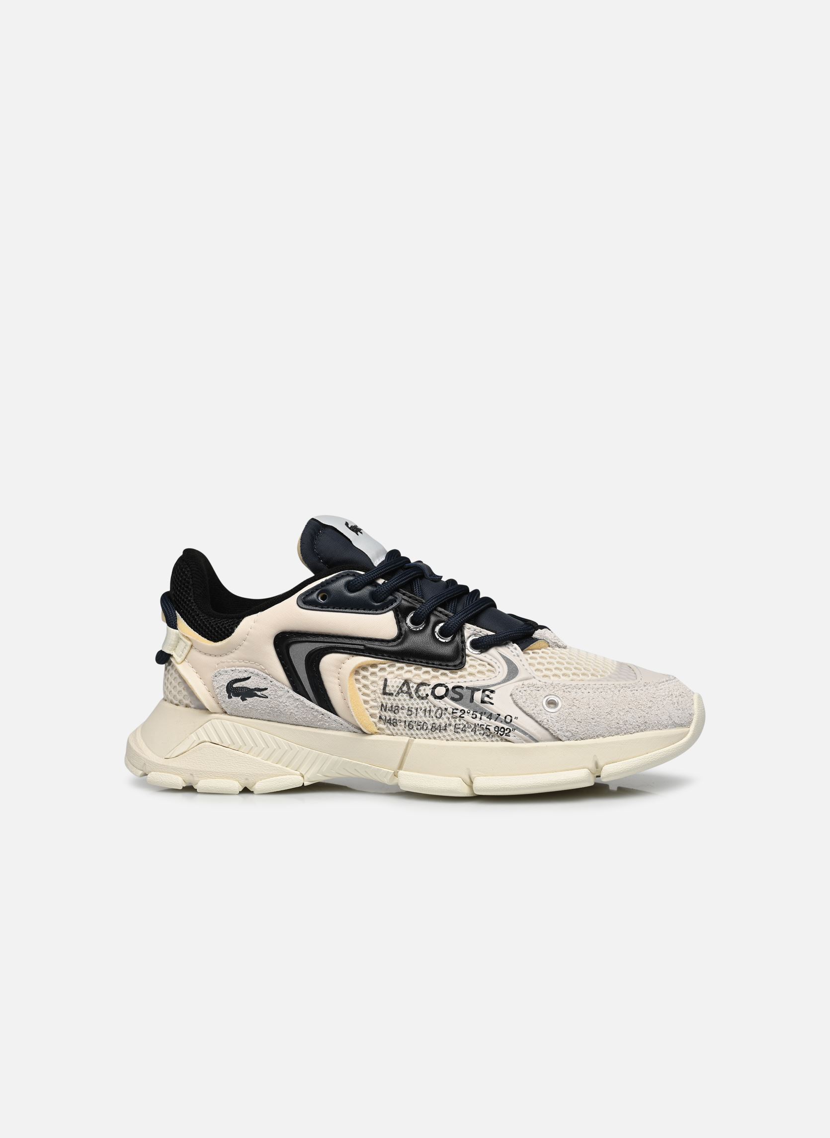 Niedrige Sneaker L003 Neo damen weiß Lacoste Niedrige Sneaker L003 Neo damen weiß WHT/BLK