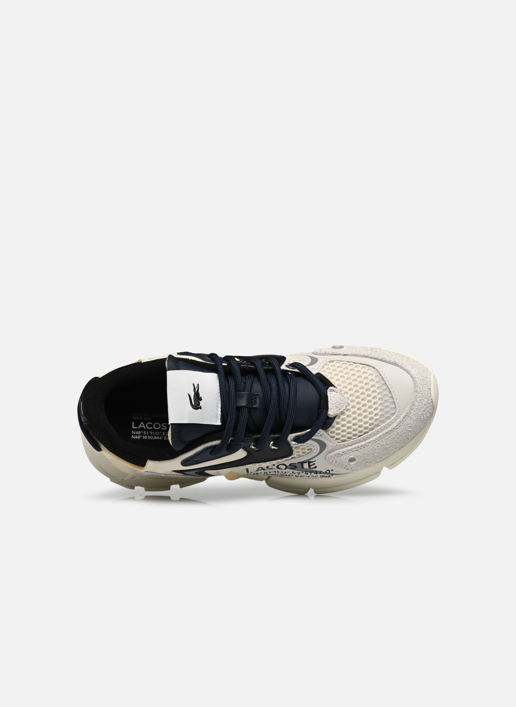 Niedrige Sneaker L003 Neo damen weiß Lacoste Niedrige Sneaker L003 Neo damen weiß WHT/BLK