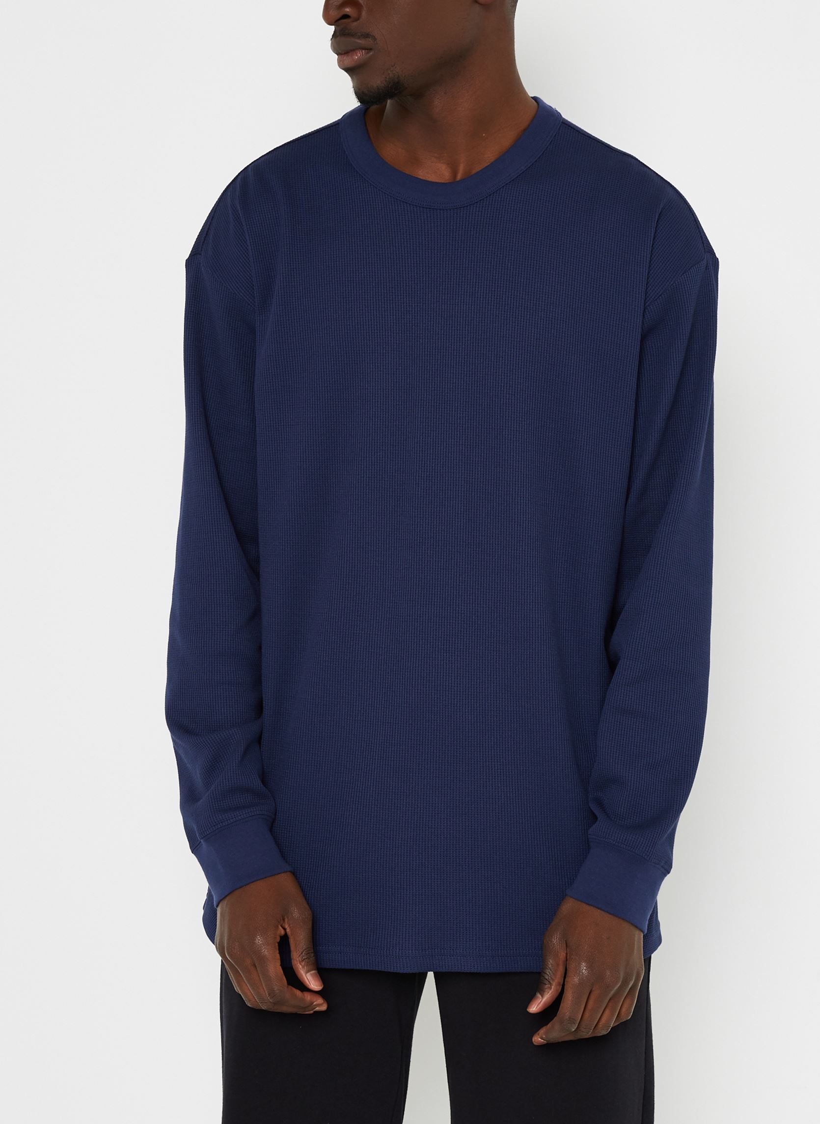 T-shirt Weekend Offender – Homme – Manches Courtes – Bleu Marine – 100% Coton (Neuf Avec Défaut D’étiquette)