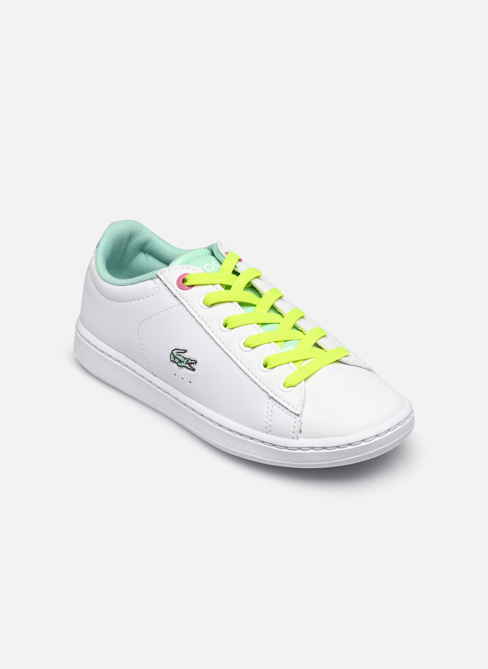 Baskets basses Carnaby Pro Heel Pop C blanc Lacoste Baskets basses Carnaby Pro Heel Pop C blanc WHT/GRN