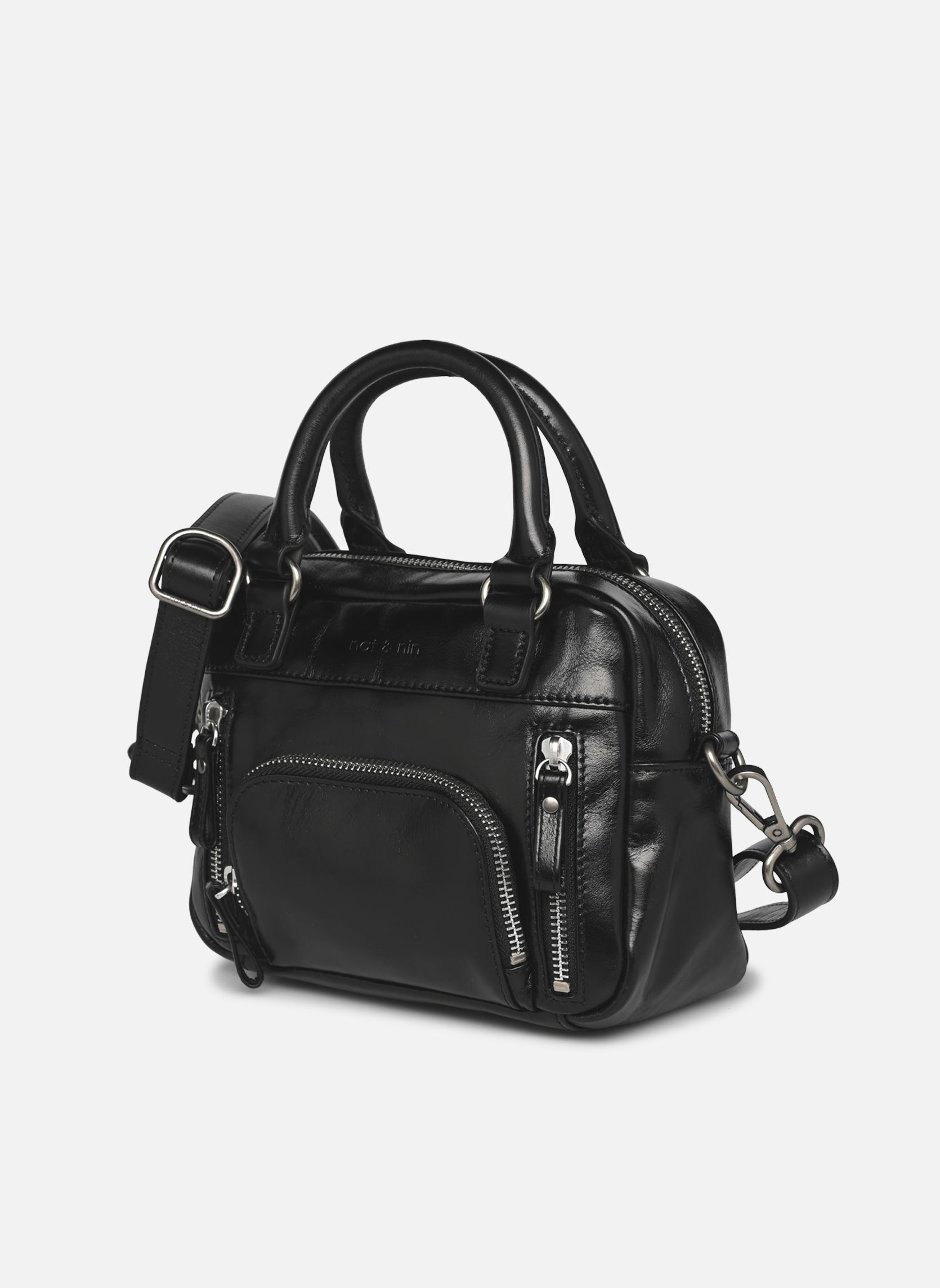 Umhängetaschen Micro Macy damen schwarz Nat & Nin Umhängetaschen Micro Macy damen schwarz NOIR GLACE