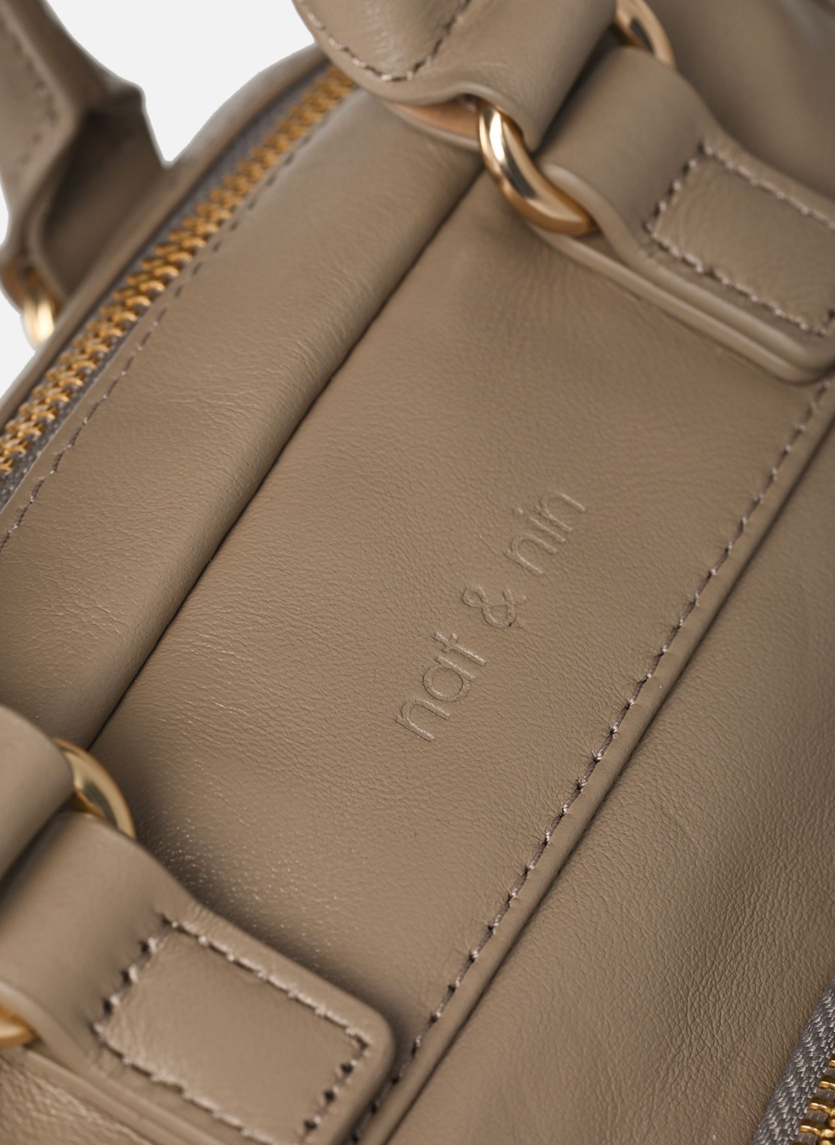 Schoudertassen Micro Macy dames beige Nat & Nin Schoudertassen Micro Macy dames beige GRÈGE