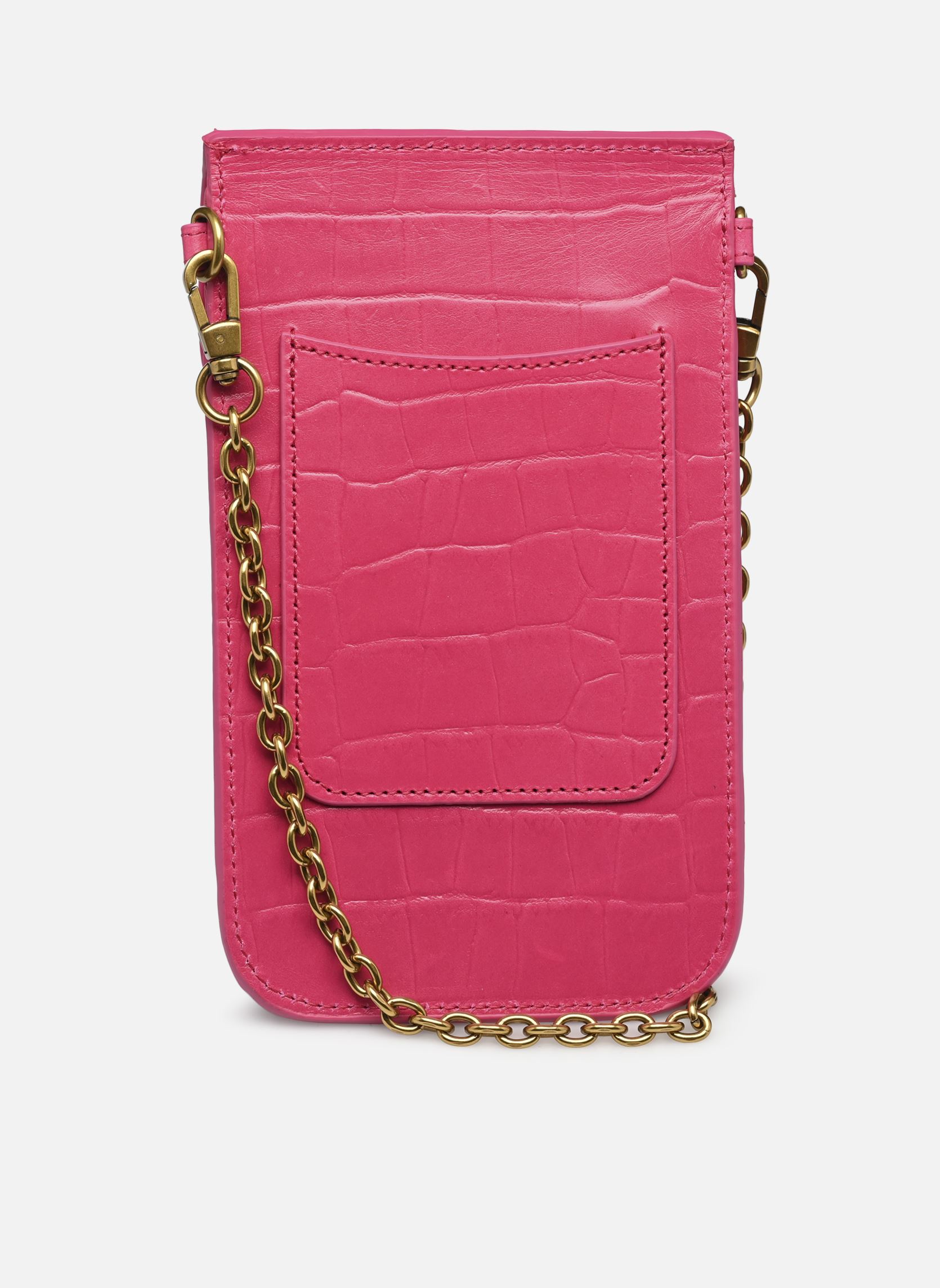 Pochettes Mindy femme rose Nat & Nin Pochettes Mindy femme rose CROC PRALINE