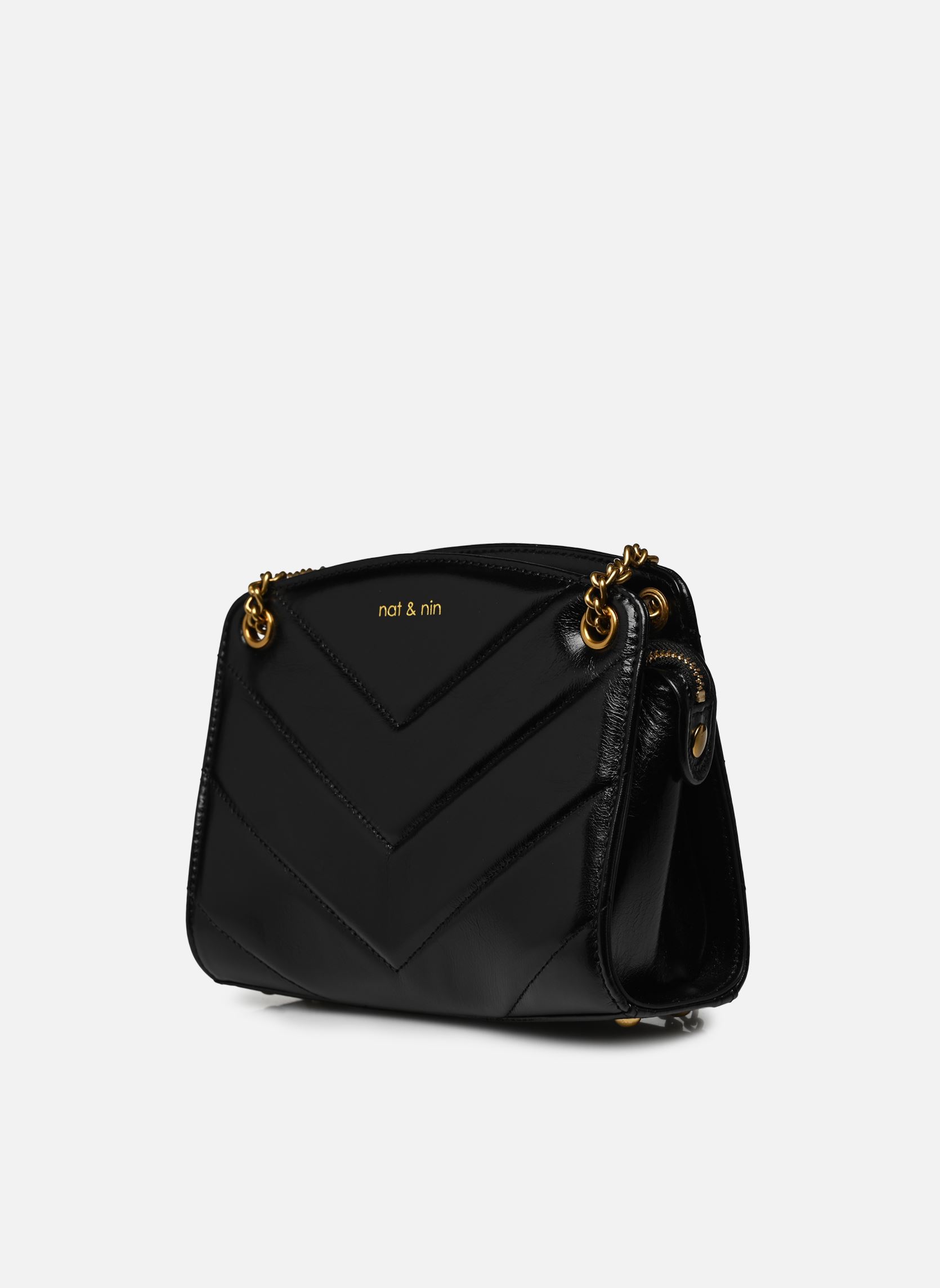 Sacs bandoulière Mini Simone femme noir Nat & Nin Sacs bandoulière Mini Simone femme noir NOIR GLACÉ