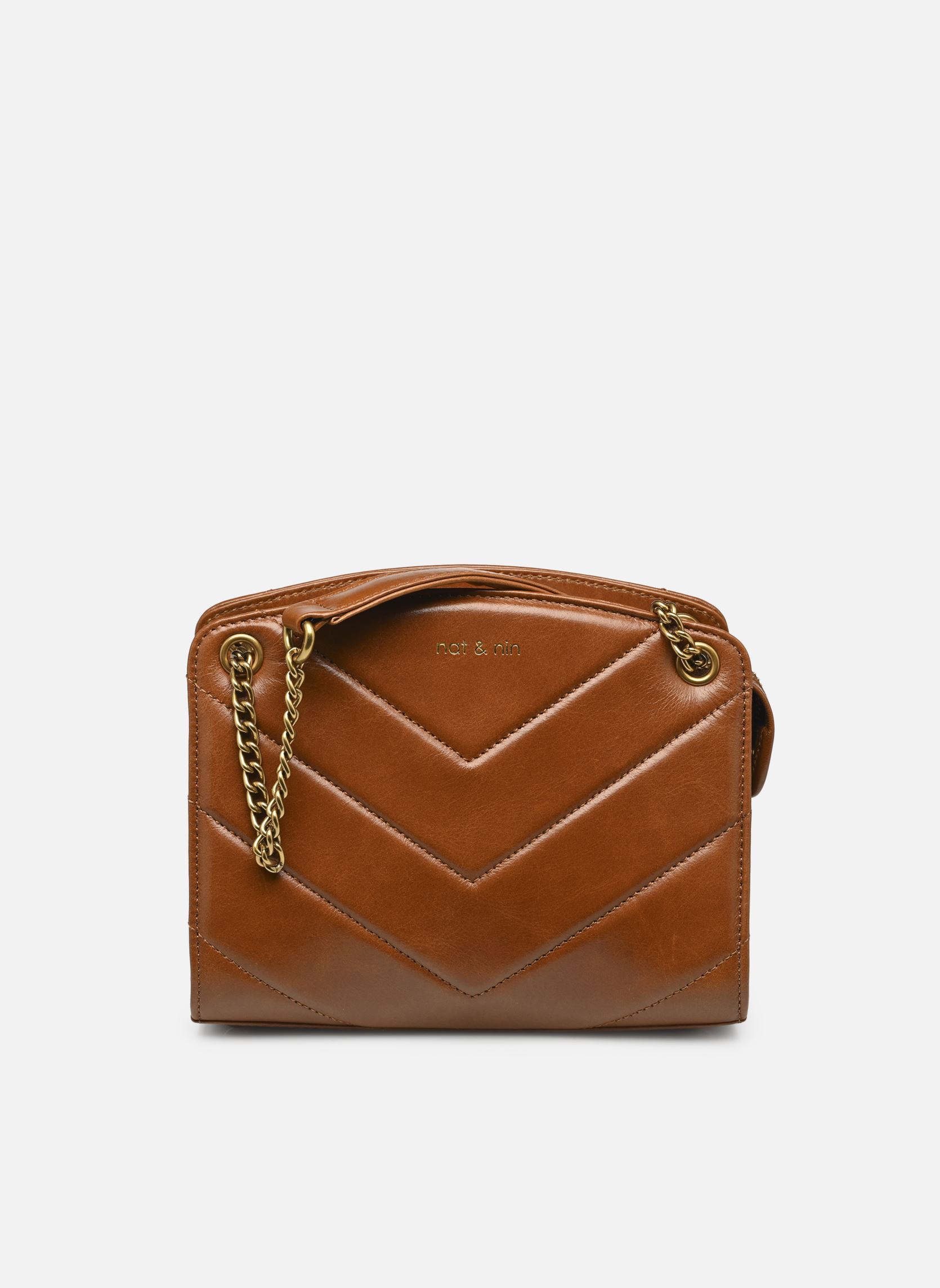 Umhängetaschen Mini Simone damen braun Nat & Nin Umhängetaschen Mini Simone damen braun COGNAC