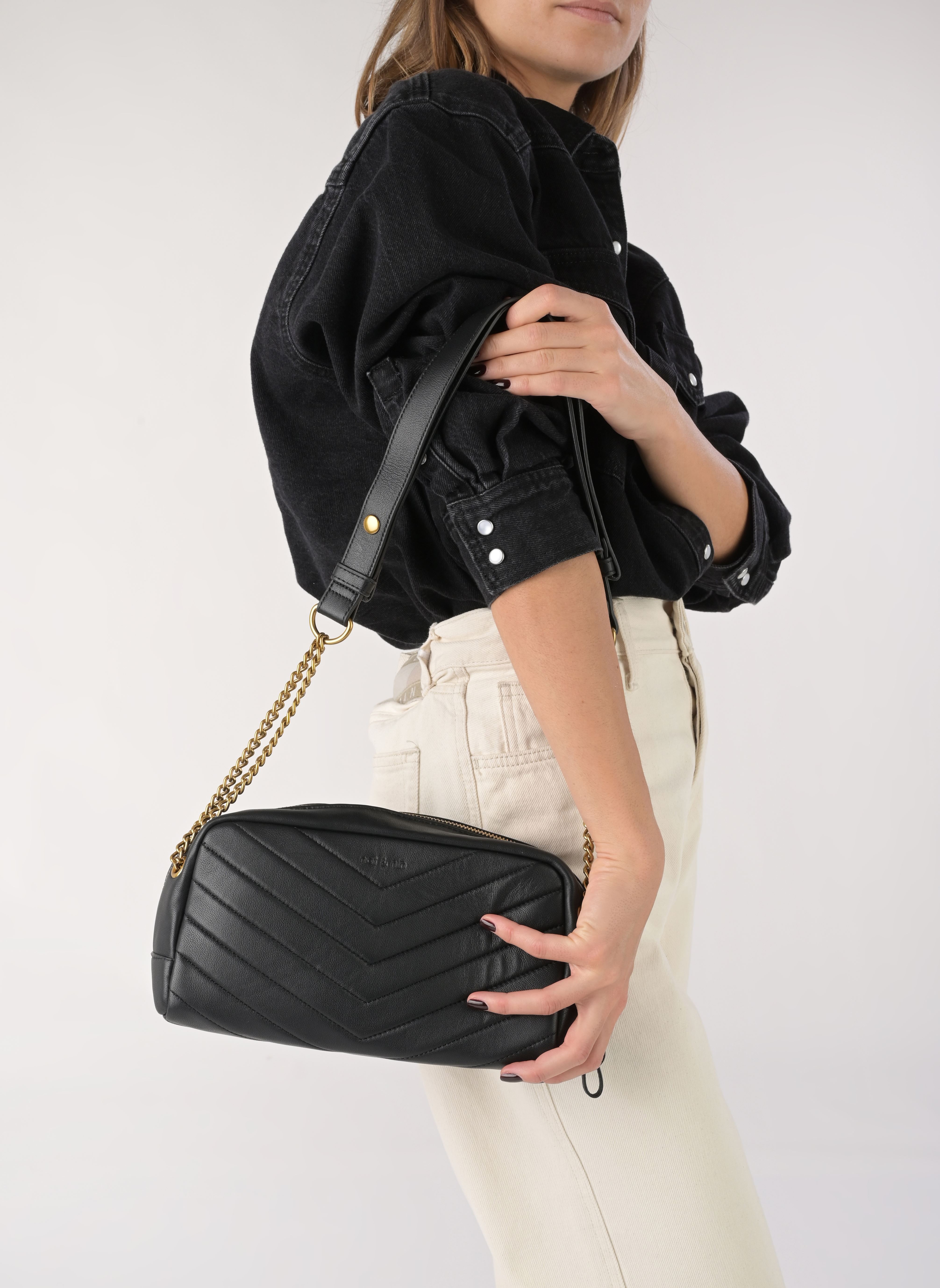 Sacs bandoulière Rio Grande femme noir Nat & Nin Sacs bandoulière Rio Grande femme noir Noir Souple