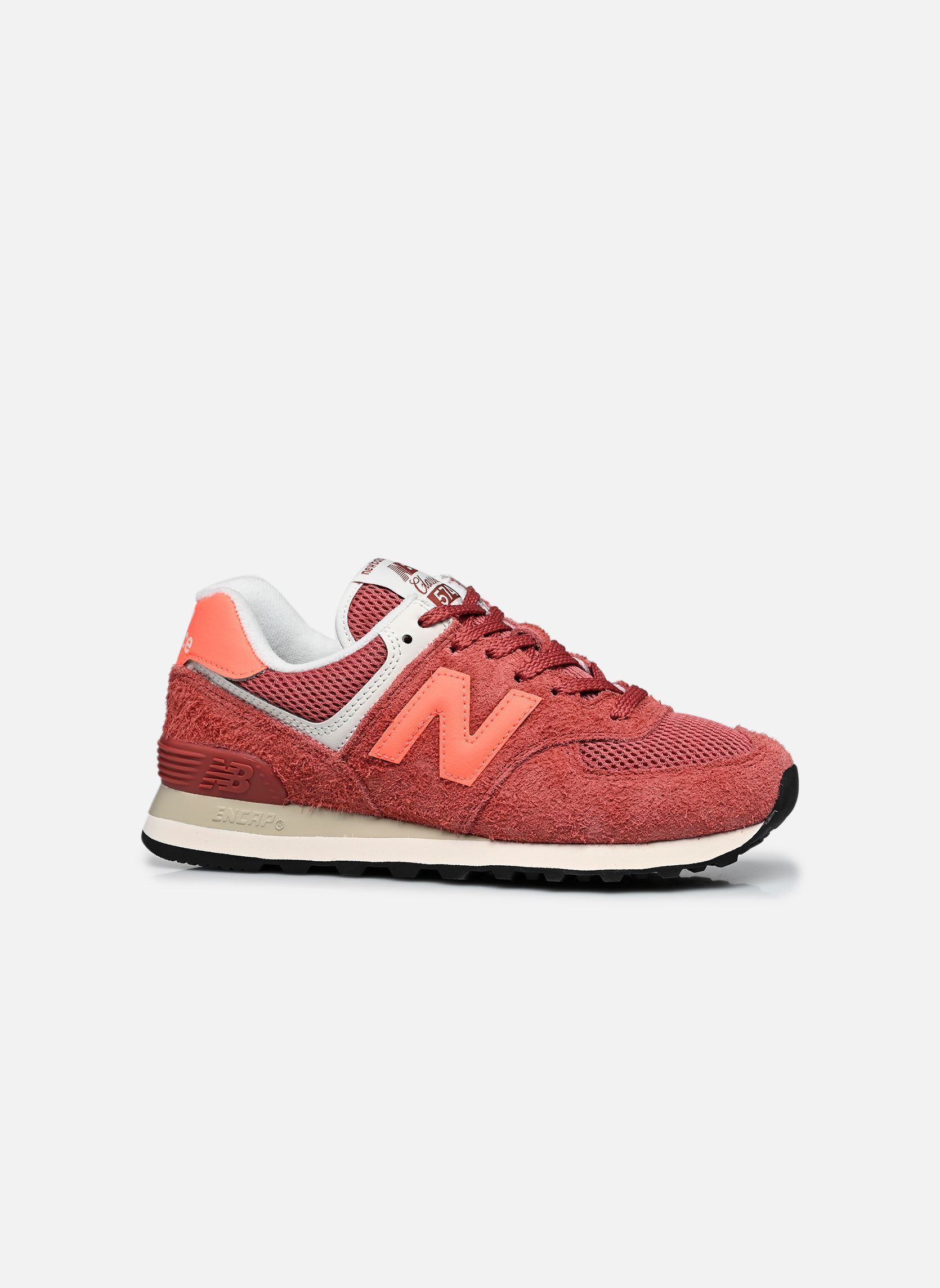 Baskets basses U574 femme rouge New Balance Baskets basses U574 femme rouge RED ROCK