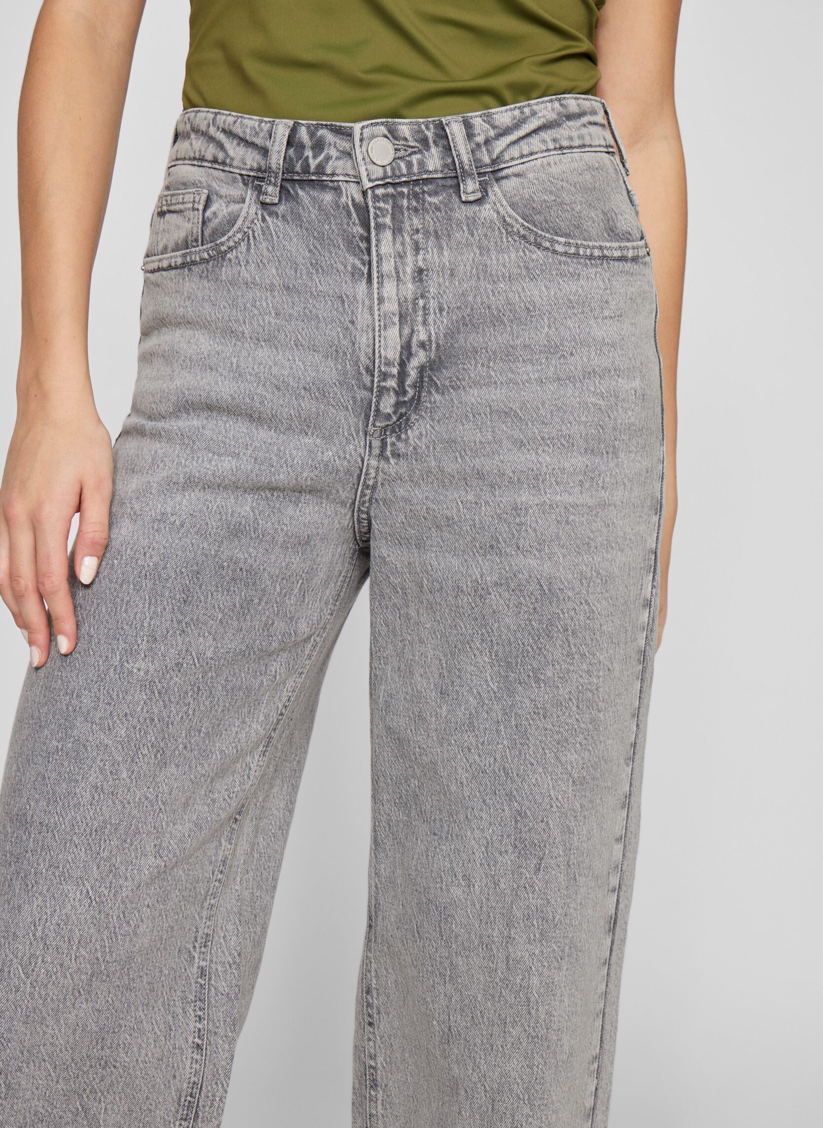 Jeans large Vifreya Jaf Hw Jeans - Noos femme gris Vila Jeans large Vifreya Jaf Hw Jeans - Noos femme gris Light Grey Denim