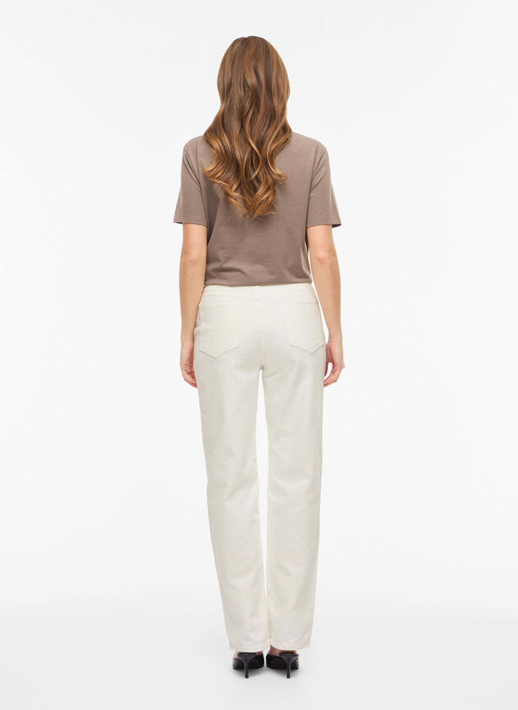 Straight Fit Jeans Vikelly Jaf Hw Straight Jeans-Noos damen weiß Vila Straight Fit Jeans Vikelly Jaf Hw Straight Jeans-Noos damen weiß Cloud Dancer