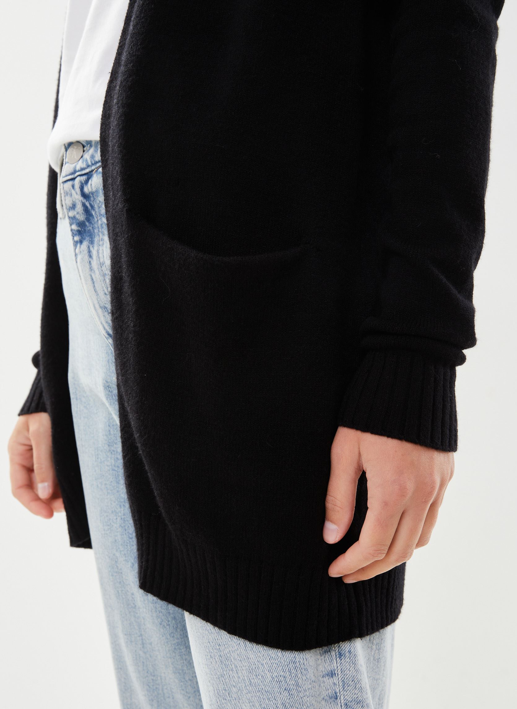 Gilets Viril Open L/S Knit Cardigan - Noos femme noir Vila Gilets Viril Open L/S Knit Cardigan - Noos femme noir Black