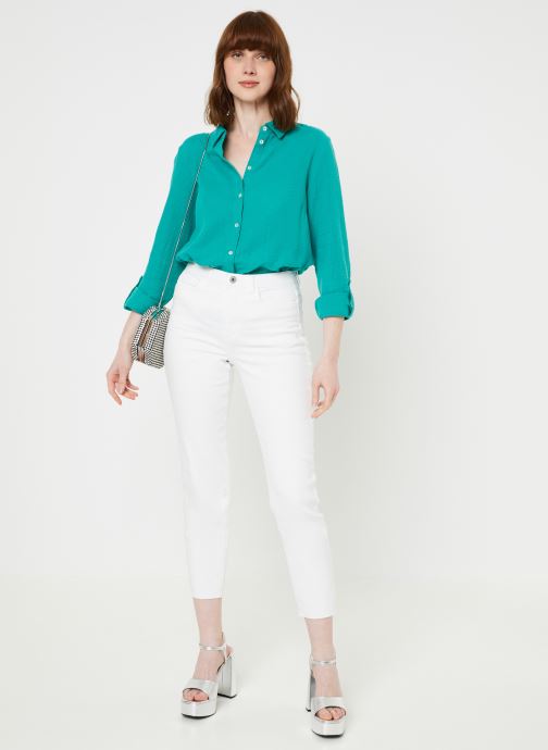 VILA Damen Hemd Mit 3/4-Arm – Stylisches Hemd Für Office & Alltag, Perfekt Zu Jeans & Blazer