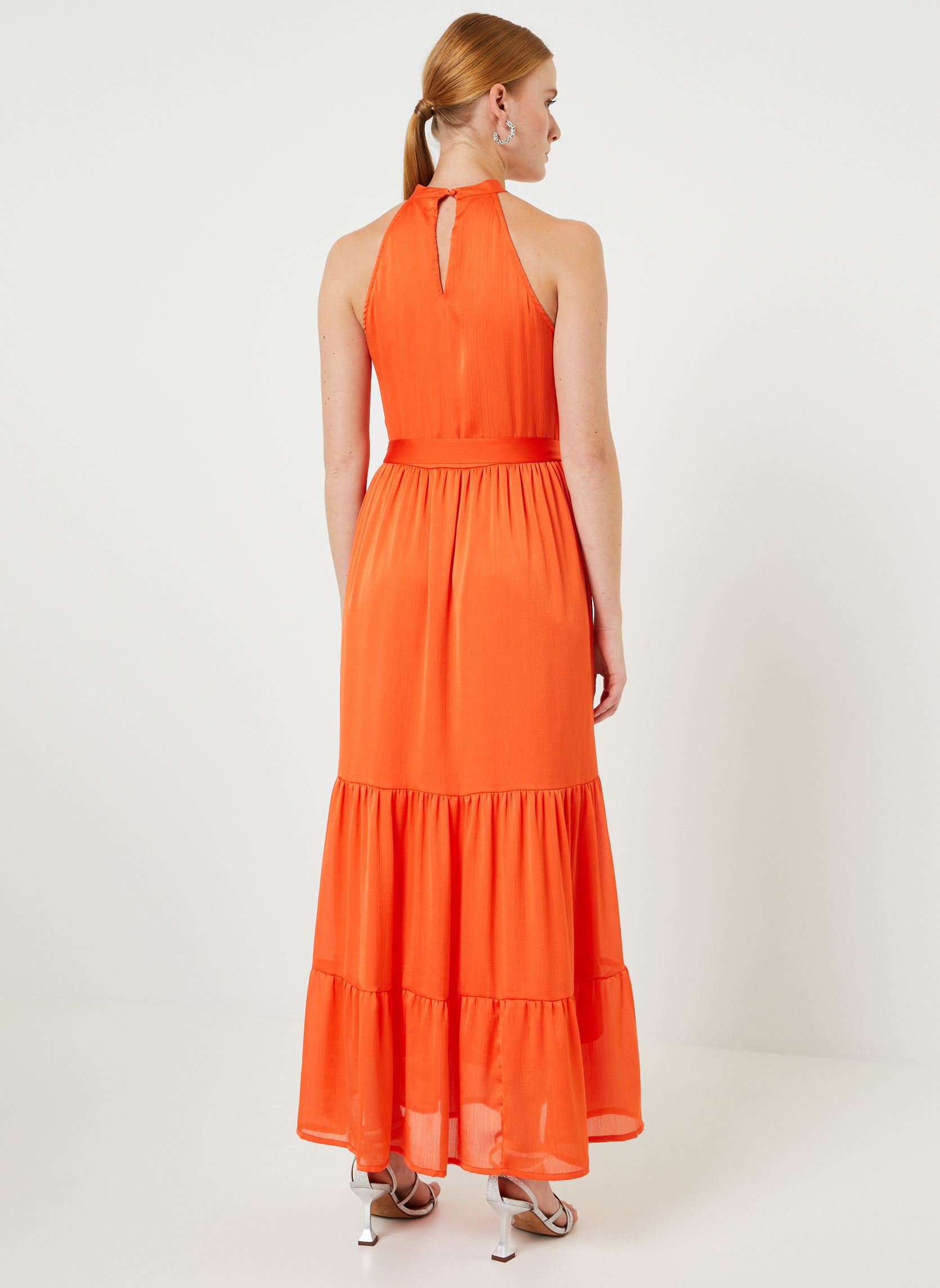 Robes longues Vilayla S/L Halter Maxi Dress/Dc femme orange Vila Robes longues Vilayla S/L Halter Maxi Dress/Dc femme orange TIGERLILY
