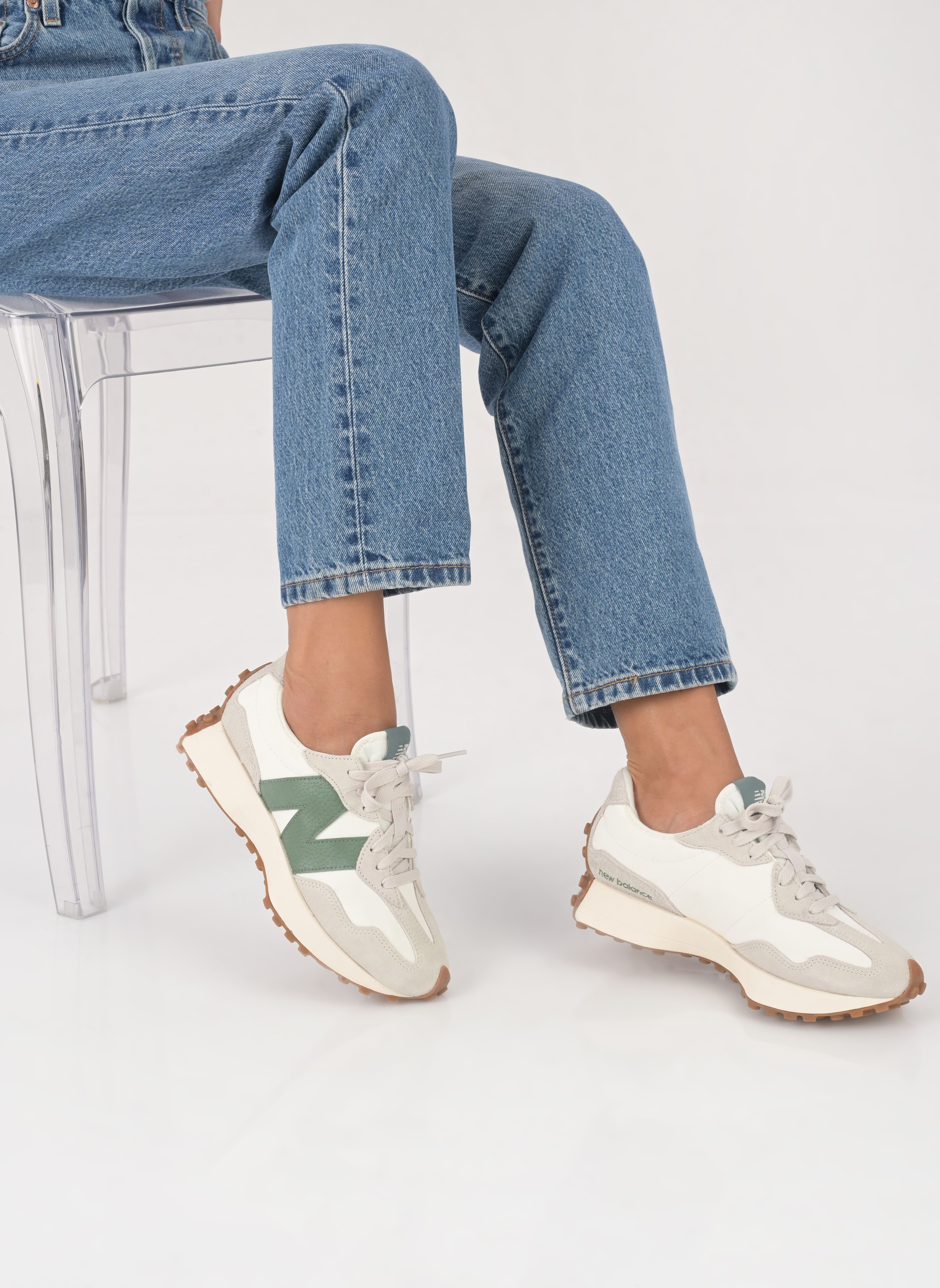 Baskets basses U327 femme blanc New Balance Baskets basses U327 femme blanc MOONBEAM