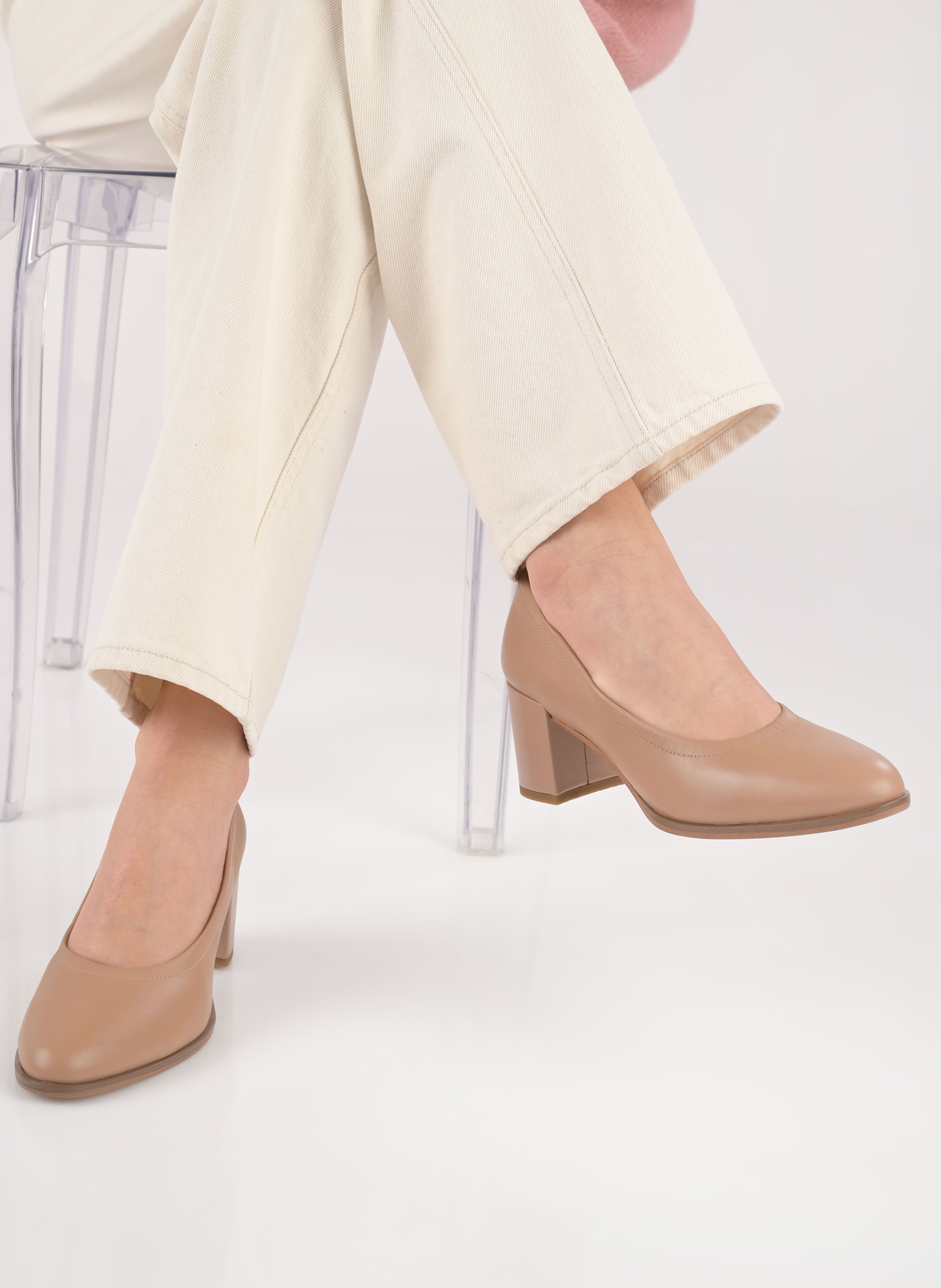 Pumps Freva55 Court dames beige Clarks Pumps Freva55 Court dames beige PRALINE LEATHER
