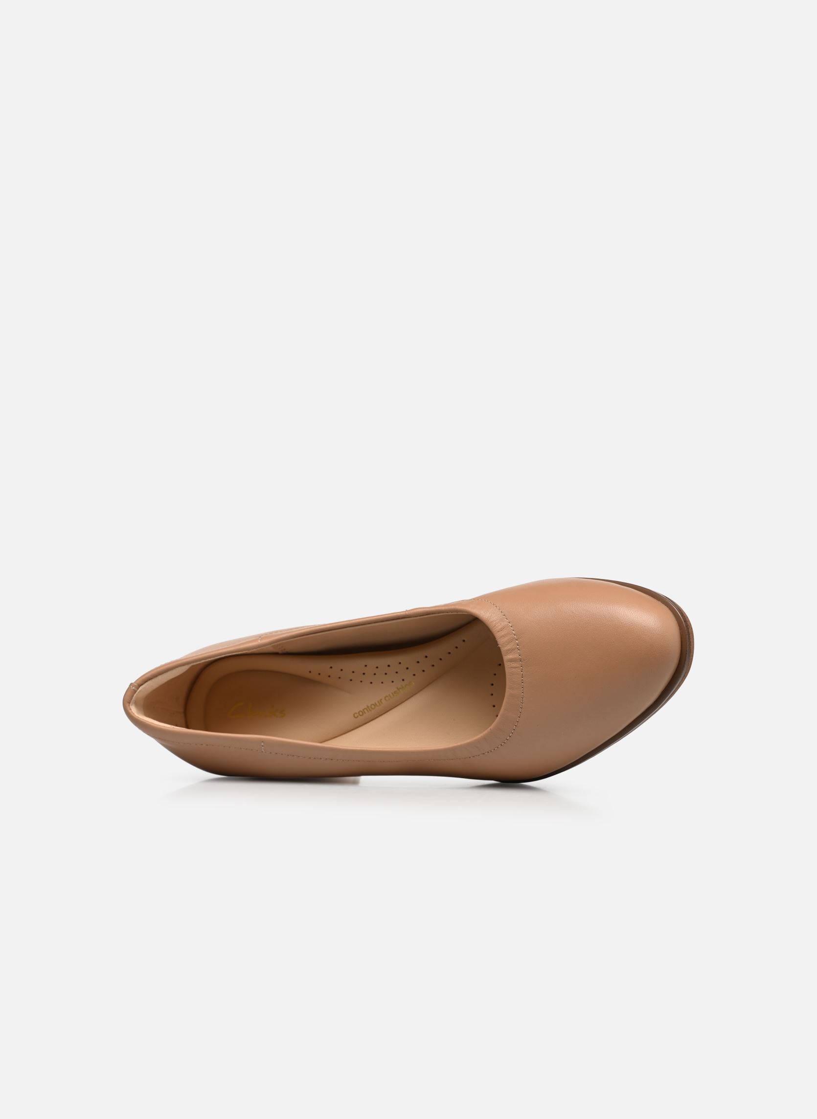 Pumps Freva55 Court dames beige Clarks Pumps Freva55 Court dames beige PRALINE LEATHER