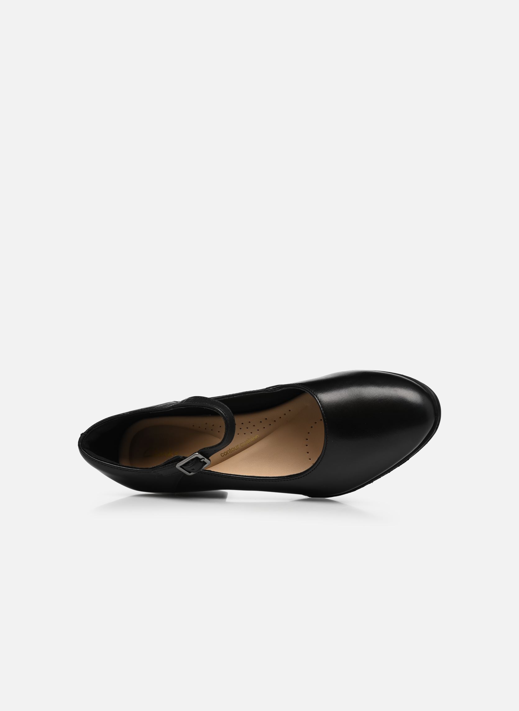 Zapatos de tacón Freva55 Strap mujer negro Clarks Zapatos de tacón Freva55 Strap mujer negro Black leather