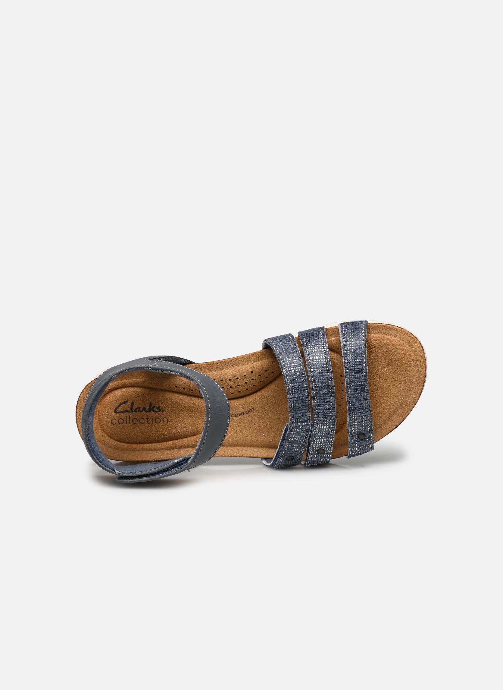 Sandalen April Dove damen blau Clarks Sandalen April Dove damen blau DENIM BLUE LEA