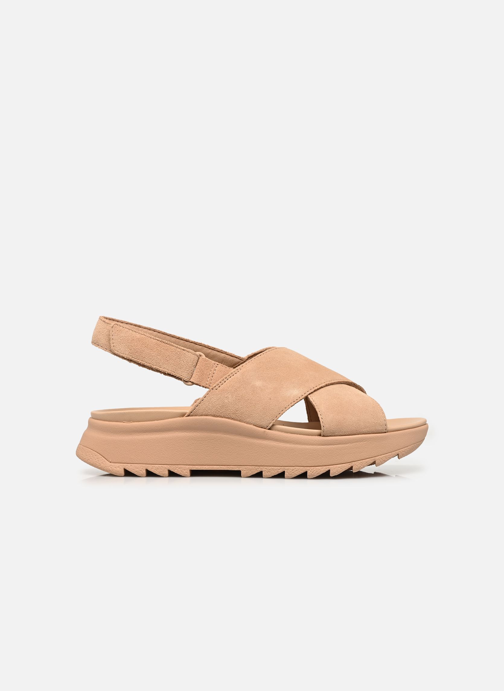 Sandalen DashLite Wish dames beige Clarks Sandalen DashLite Wish dames beige BEIGE SUEDE