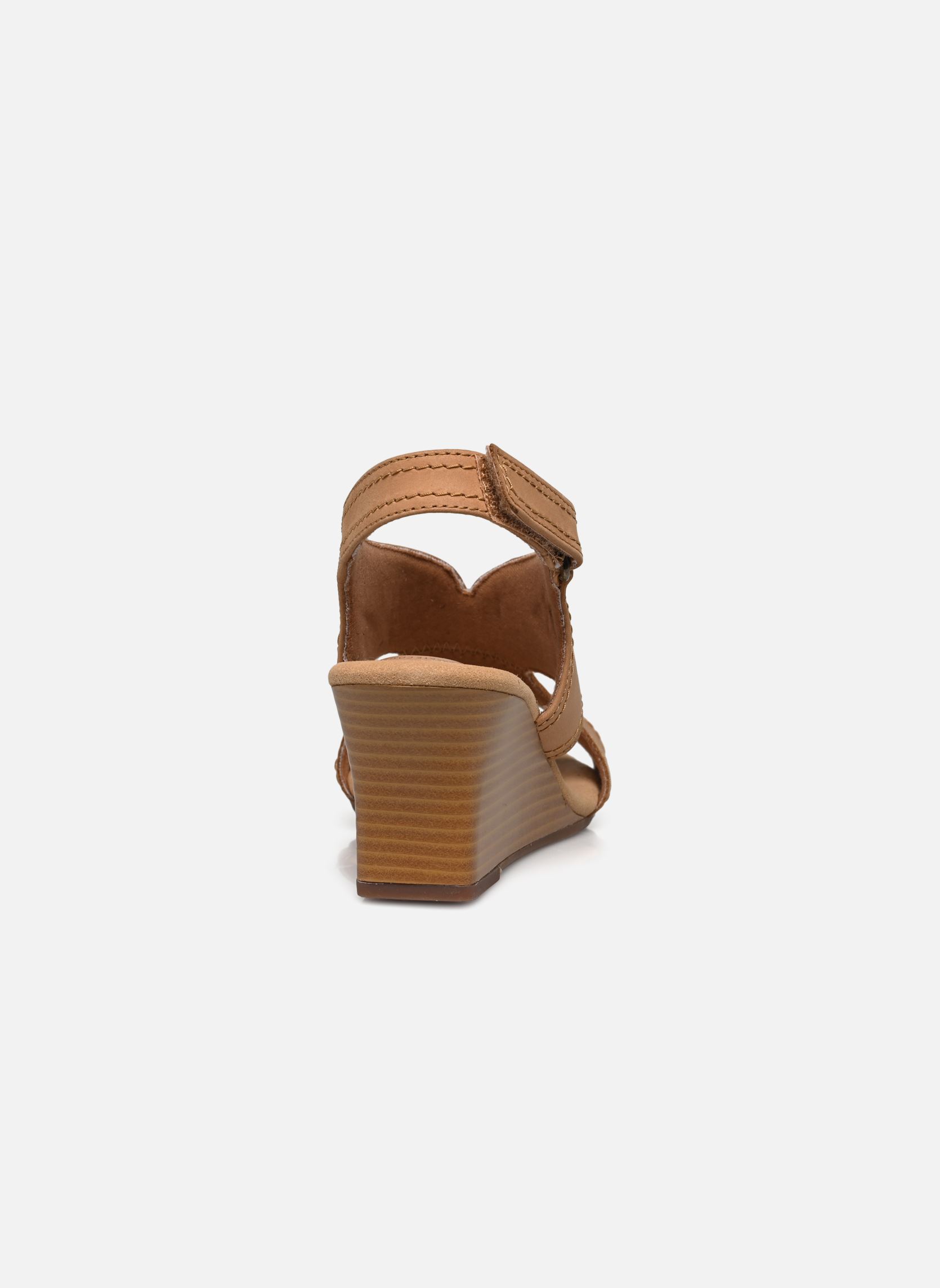 Sandales compensées et plateformes Kyarra Aster femme beige Clarks Sandales compensées et plateformes Kyarra Aster femme beige LIGHT TAN LEA