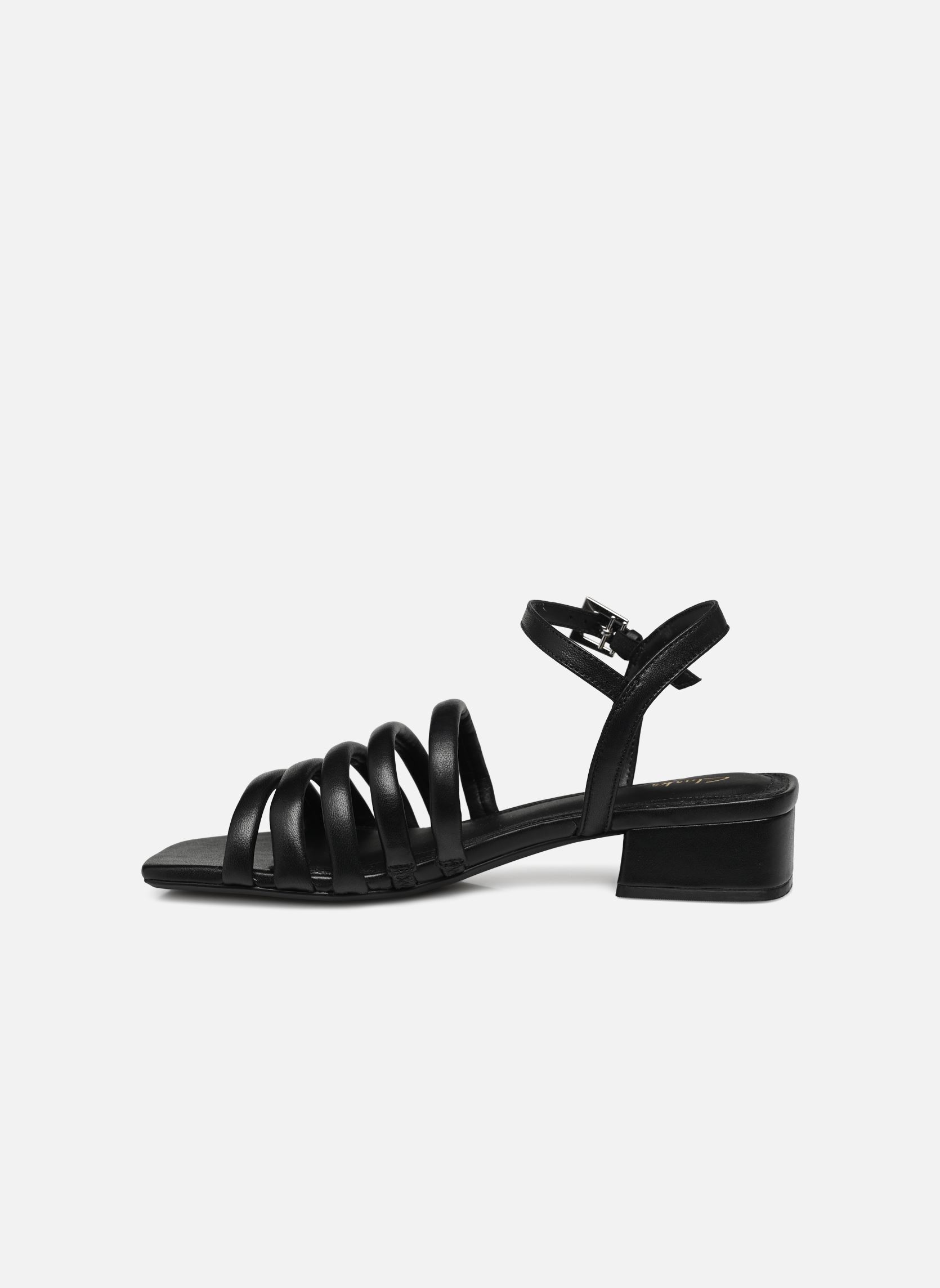 Sandalen Seren25 Part damen schwarz Clarks Sandalen Seren25 Part damen schwarz BLACK LEATHER