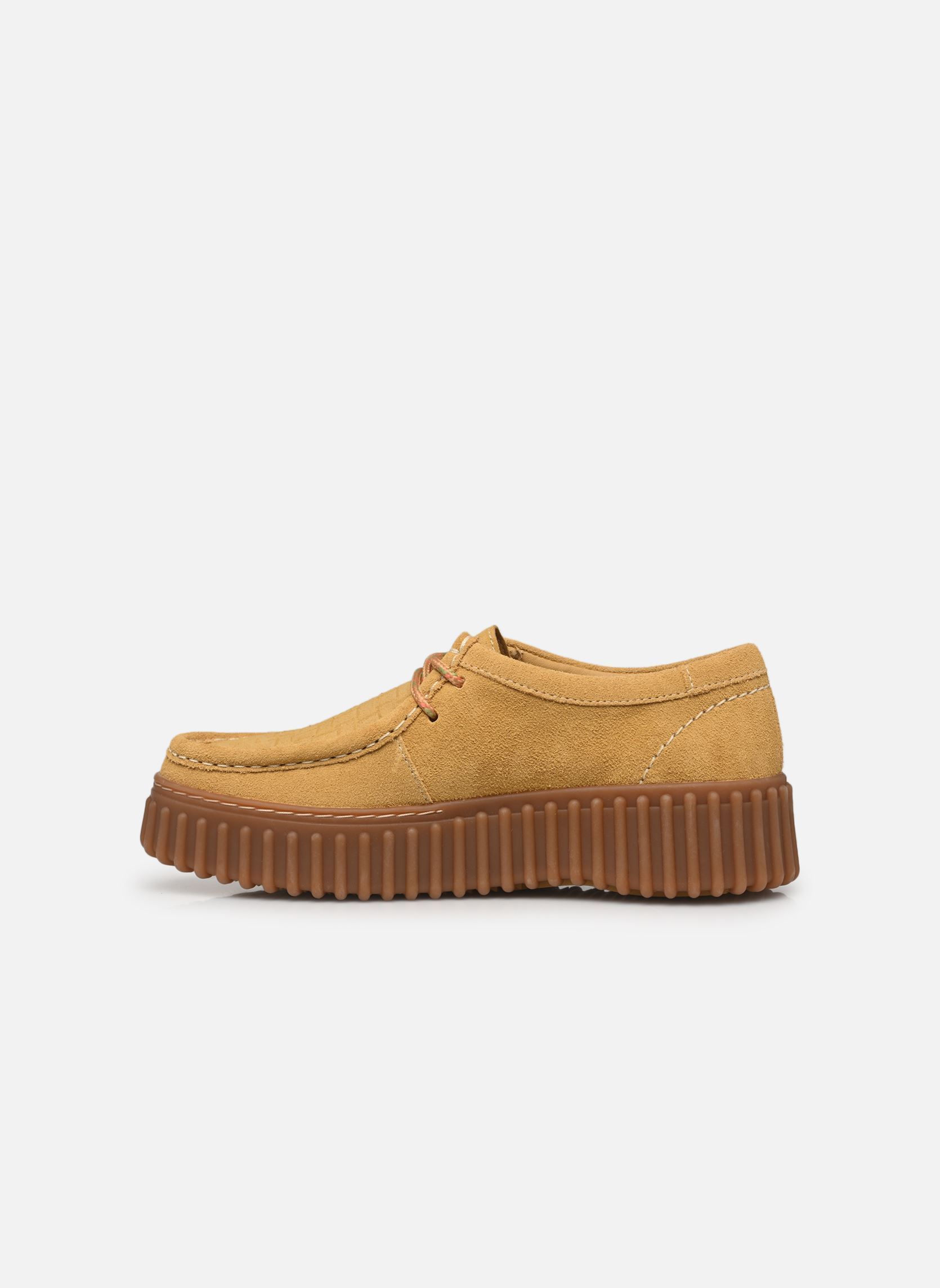 Derby schoenen Torhill Bee dames geel Clarks Derby schoenen Torhill Bee dames geel GOLDEN TAN SUEDE