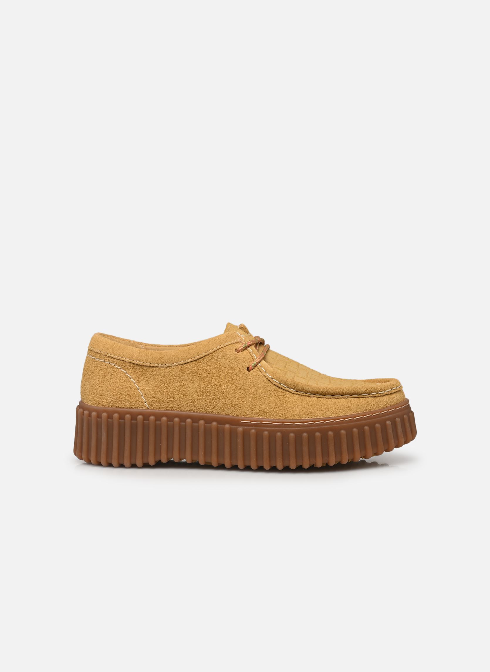 Derby schoenen Torhill Bee dames geel Clarks Derby schoenen Torhill Bee dames geel GOLDEN TAN SUEDE