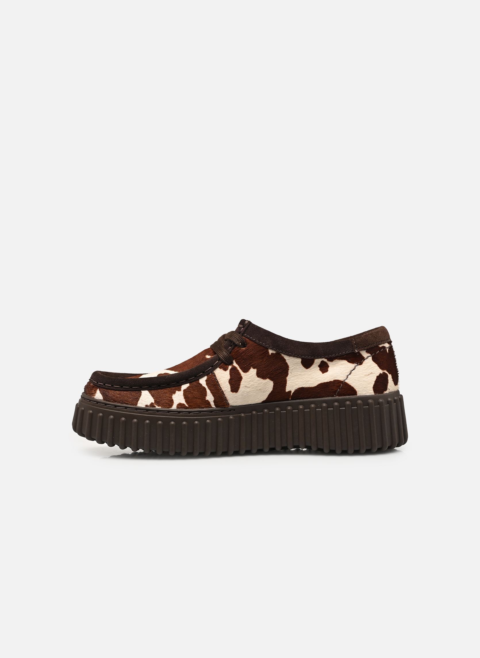 Derby schoenen Torhill Bee dames wit Clarks Derby schoenen Torhill Bee dames wit COW PRINT