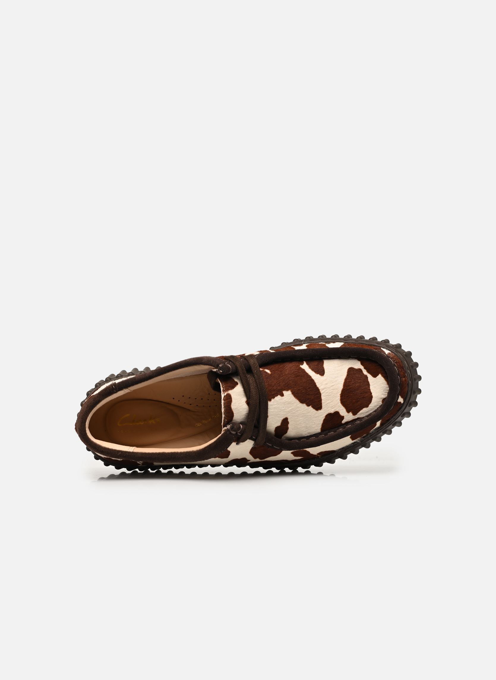 Derby schoenen Torhill Bee dames wit Clarks Derby schoenen Torhill Bee dames wit COW PRINT