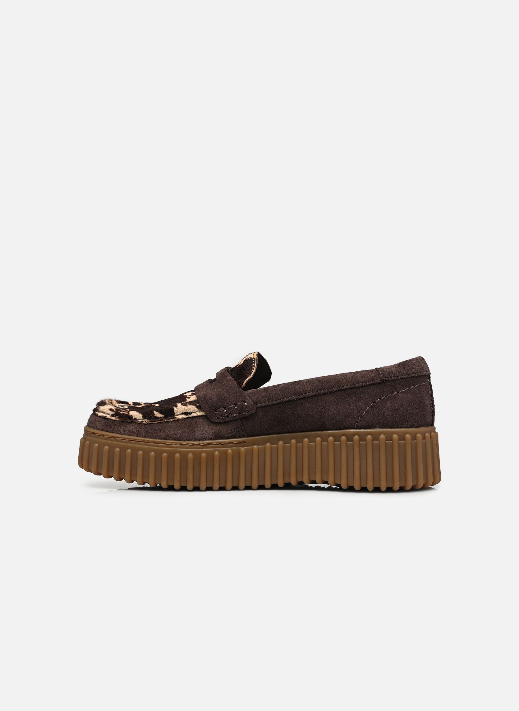 Mocassins Torhill Penny femme marron Clarks Mocassins Torhill Penny femme marron BROWN COW PRINT