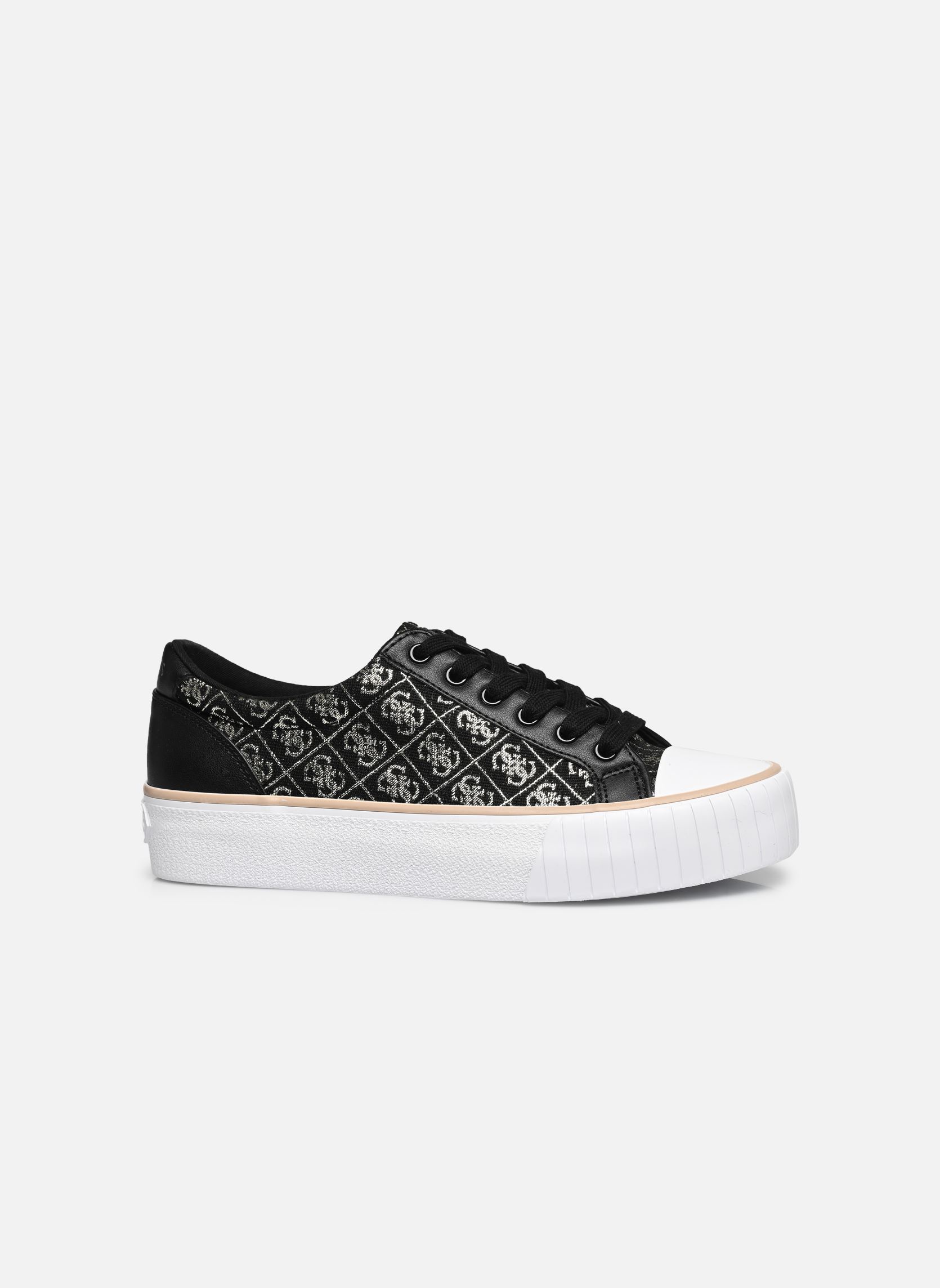 Zapatillas bajas NORTIN mujer negro Guess Zapatillas bajas NORTIN mujer negro Black Platino