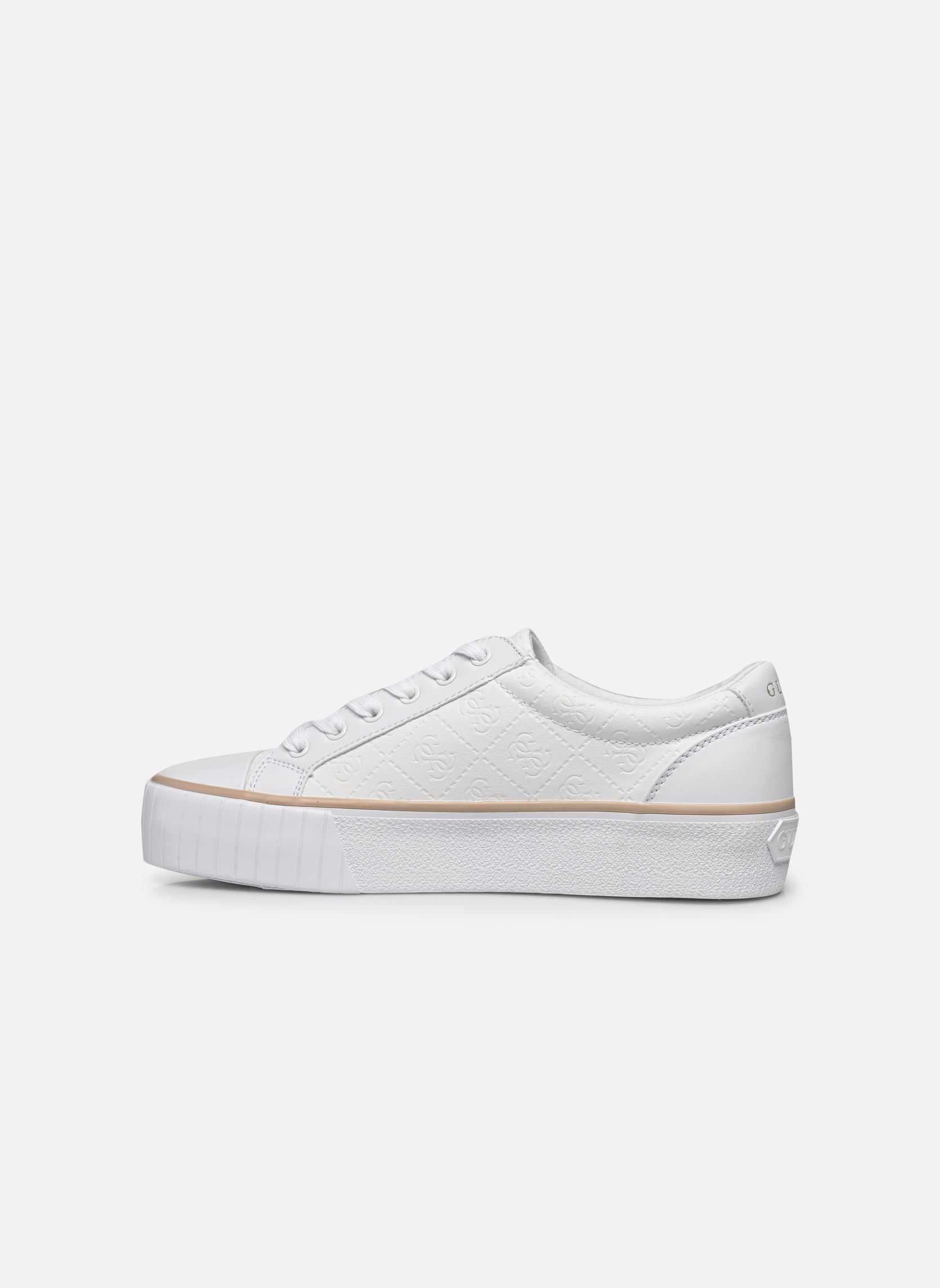 Niedrige Sneaker NORTIN2 damen weiß Guess Niedrige Sneaker NORTIN2 damen weiß White
